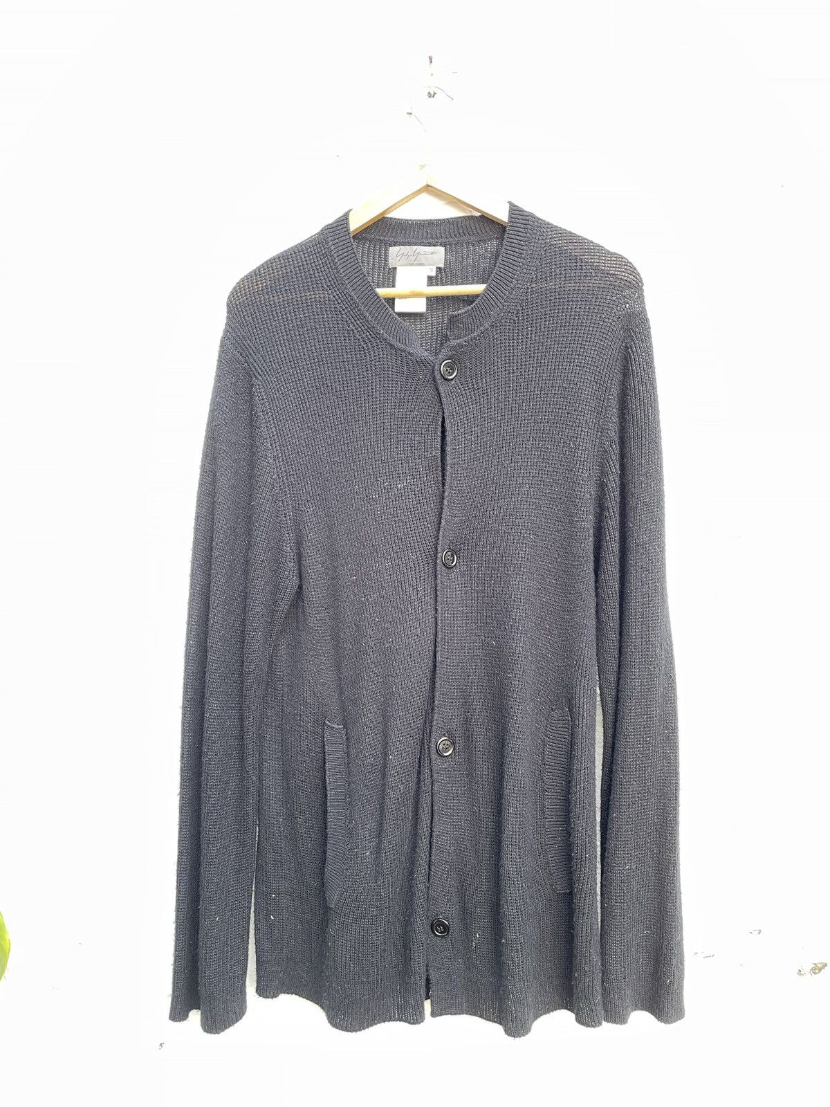 Yohji Yamamoto Yohji Yamamoto pour homme mainline loose knit cargidam Size US L / EU 52-54 / 3 - 1 Thumbnail