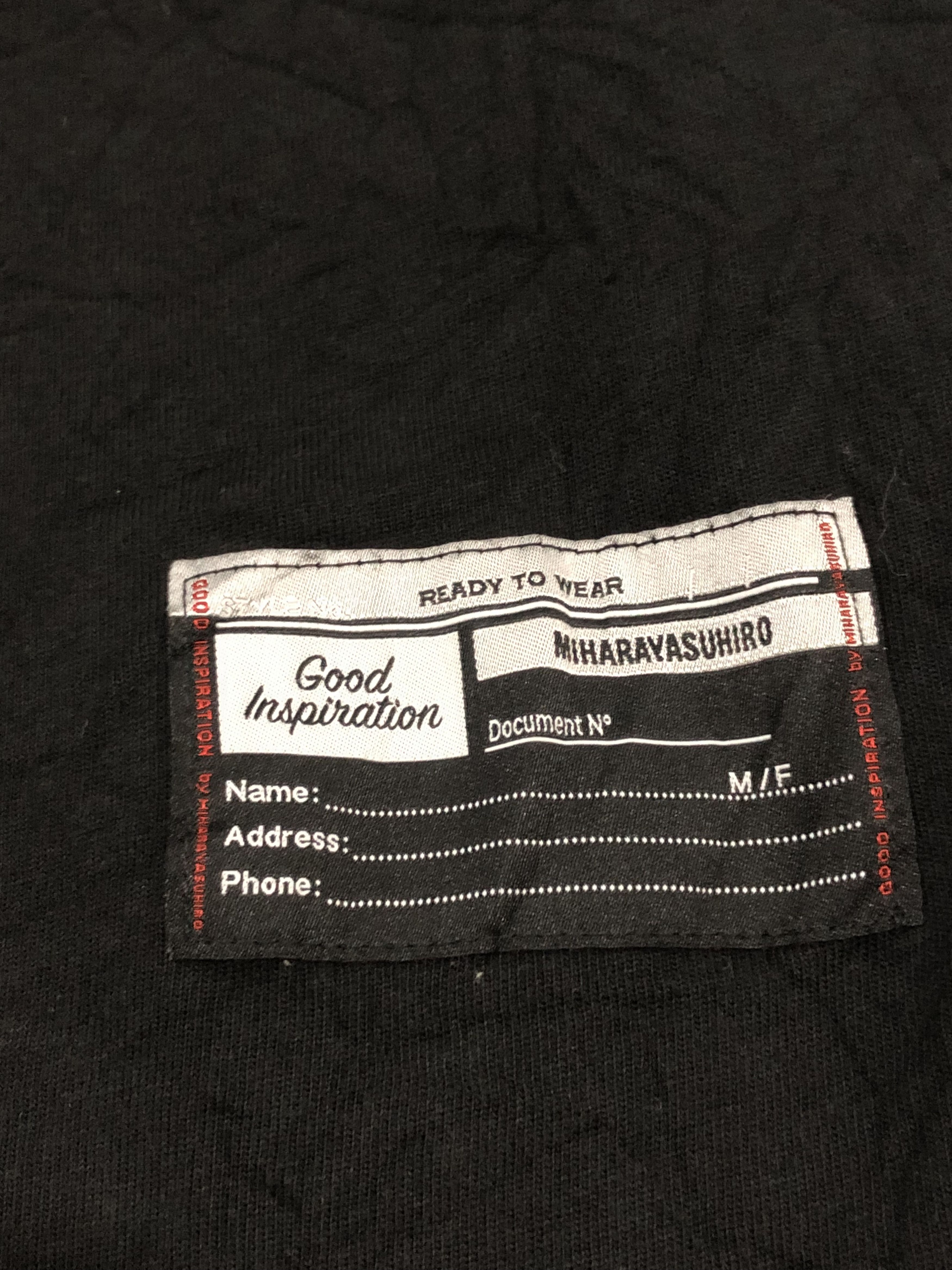 Designer × GU × Maison MIHARA YASUHIRO Rare Designer Gu x Miharayasuhiro “Future” Good Inspiration Size US L / EU 52-54 / 3 - 9 Thumbnail