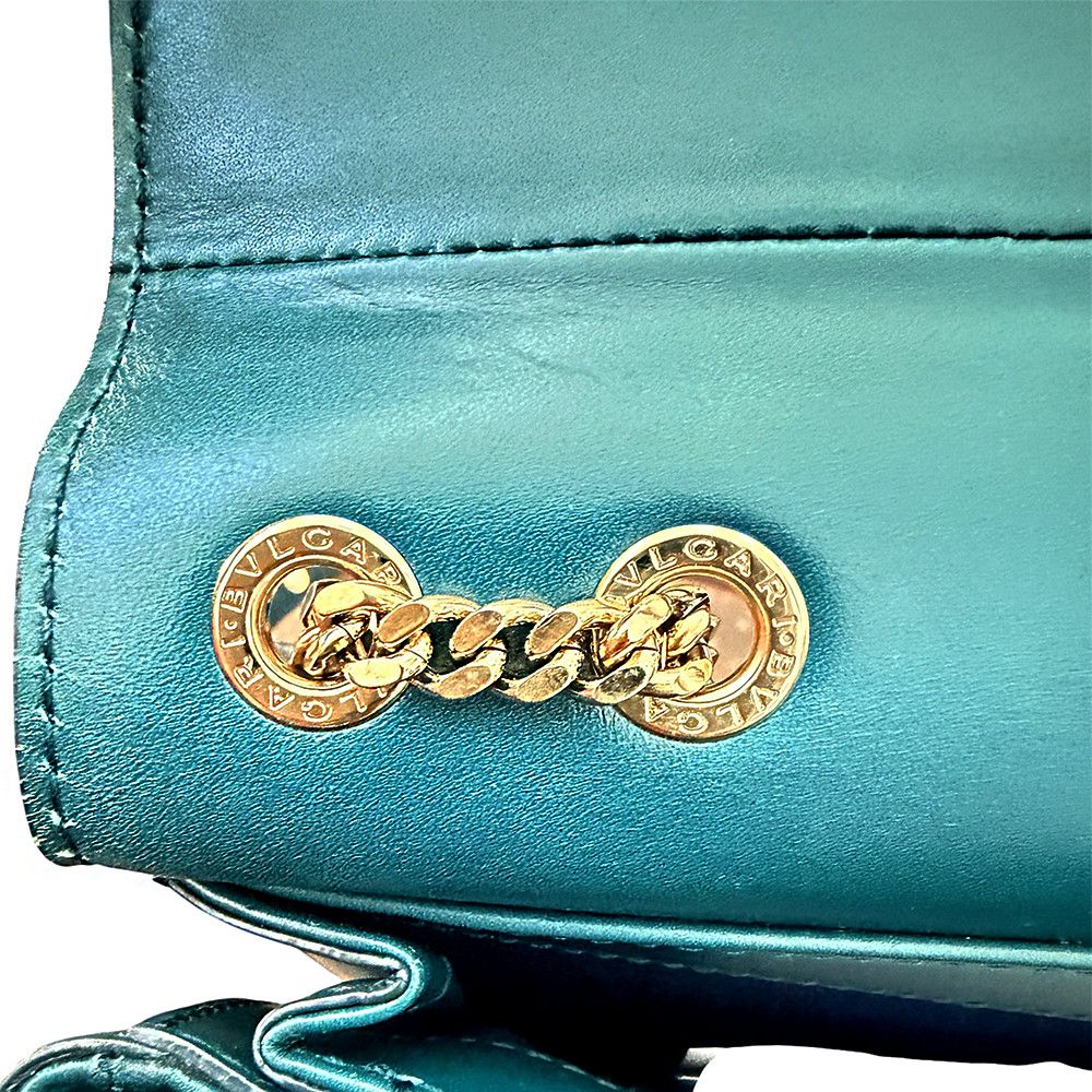 Bvlgari BVLGARI Green Leather Shoulder and Crossbody Bag Size ONE SIZE - 7 Thumbnail