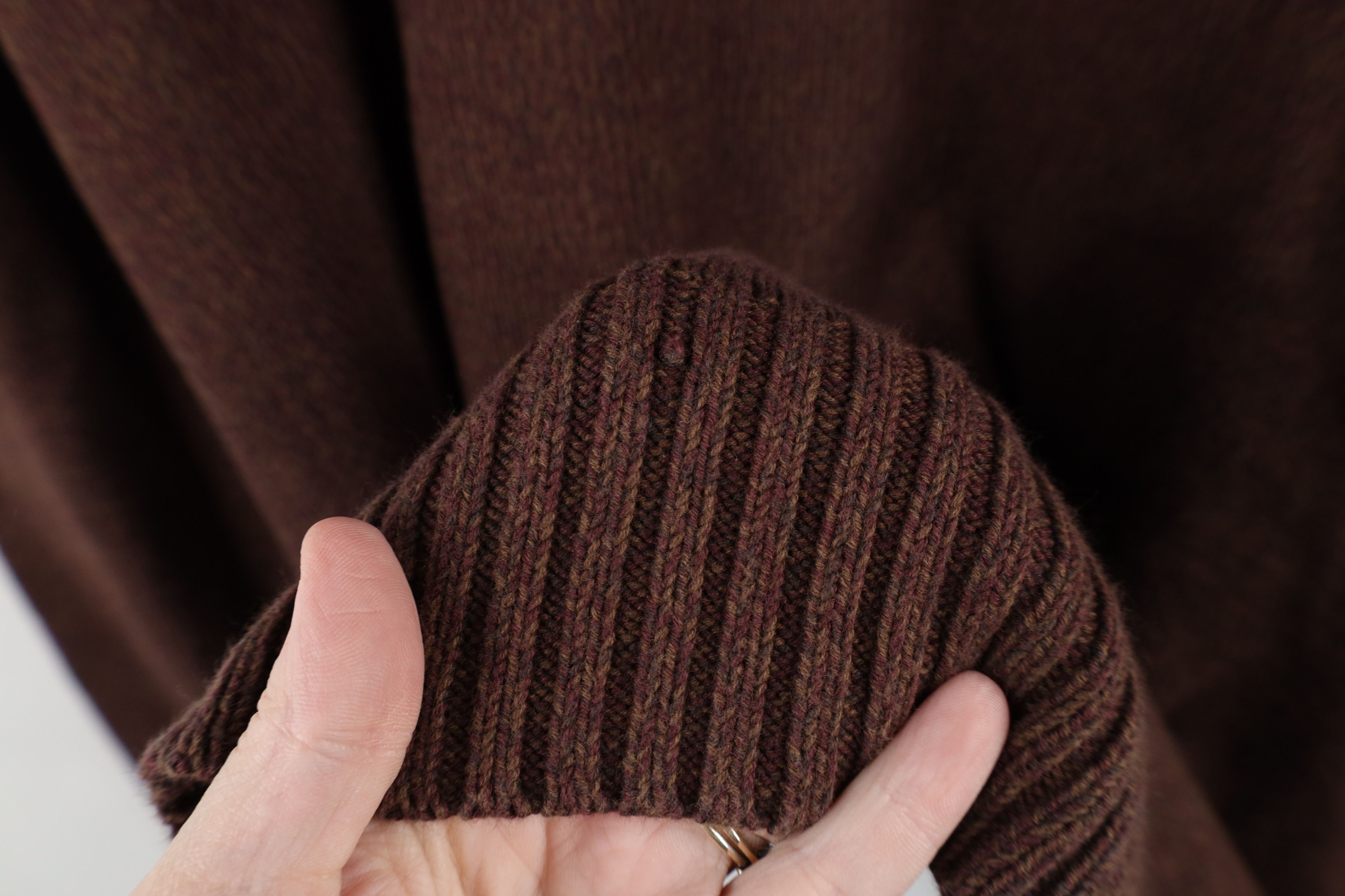 Eddie Bauer × Vintage Vintage Eddie Bauer Ribbed Knit Crewneck Sweater Brown Size US XL / EU 56 / 4 - 4 Thumbnail