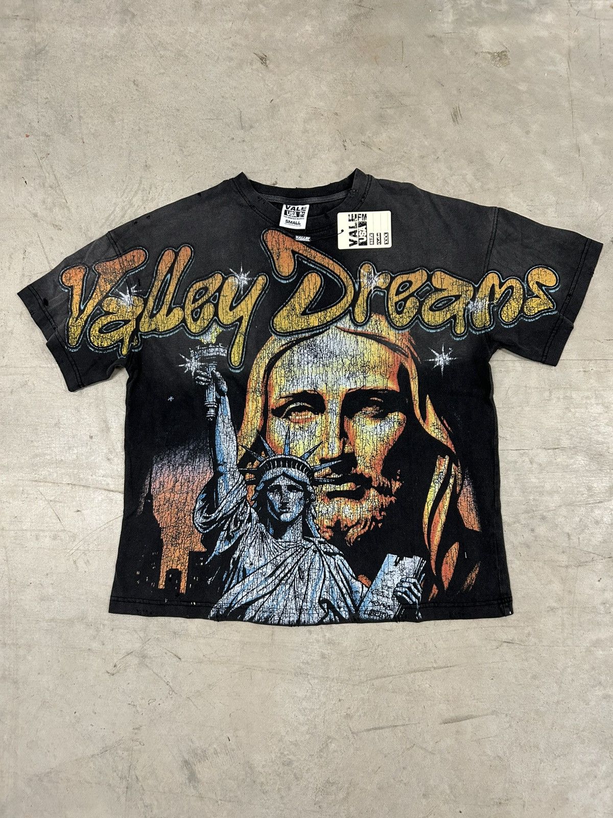 Streetwear × Vale × Vintage Vale iron mike tee valleydreams