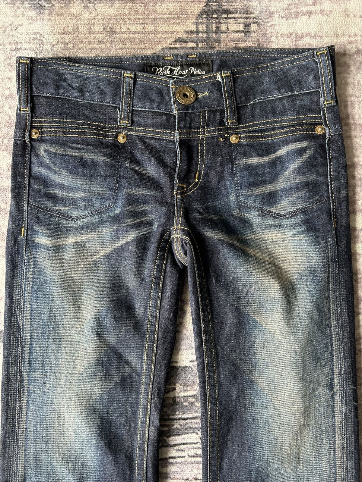 Tornado Mart Rush Hour Flared Mudwash Jeans Size US 31 - 5 Thumbnail