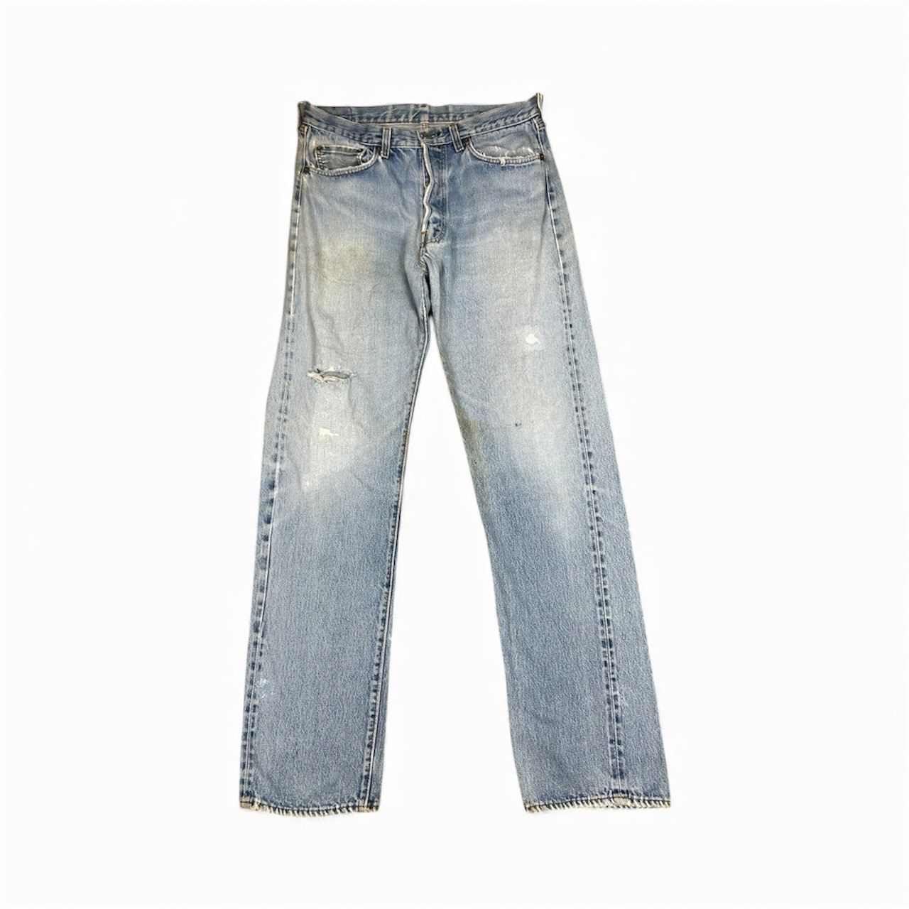 Levi's Vintage Clothing Vintage Levi’s 501 Red Line Distressed Denim Jeans. S083 Size US 32 / EU 48 - 1 Thumbnail