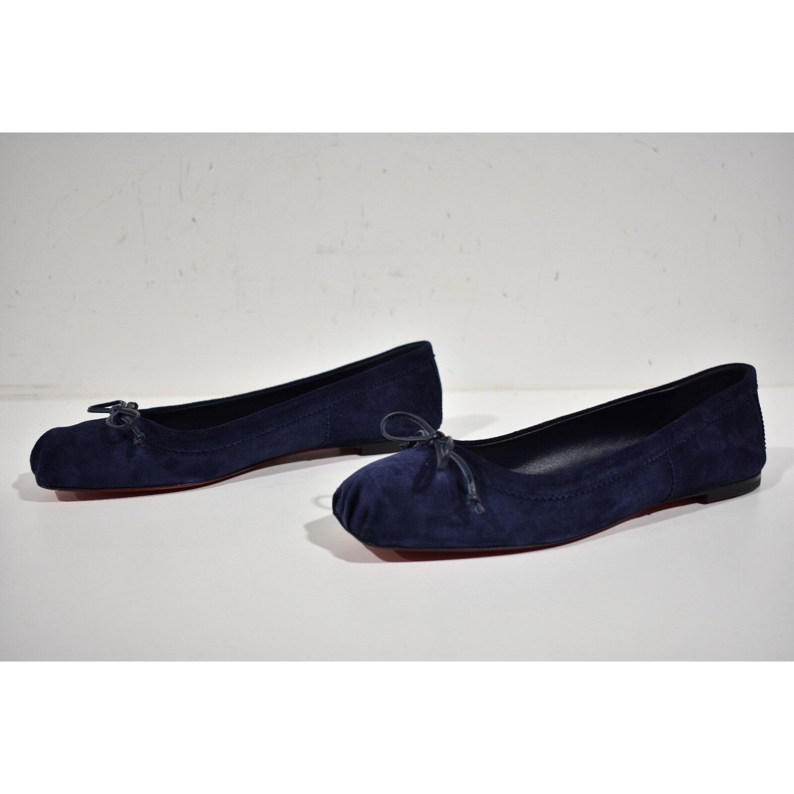 Christian Louboutin Christian Louboutin Mamadrague Flat Ink Blue Suede Size US 9.5 / IT 39.5 - 10 Thumbnail