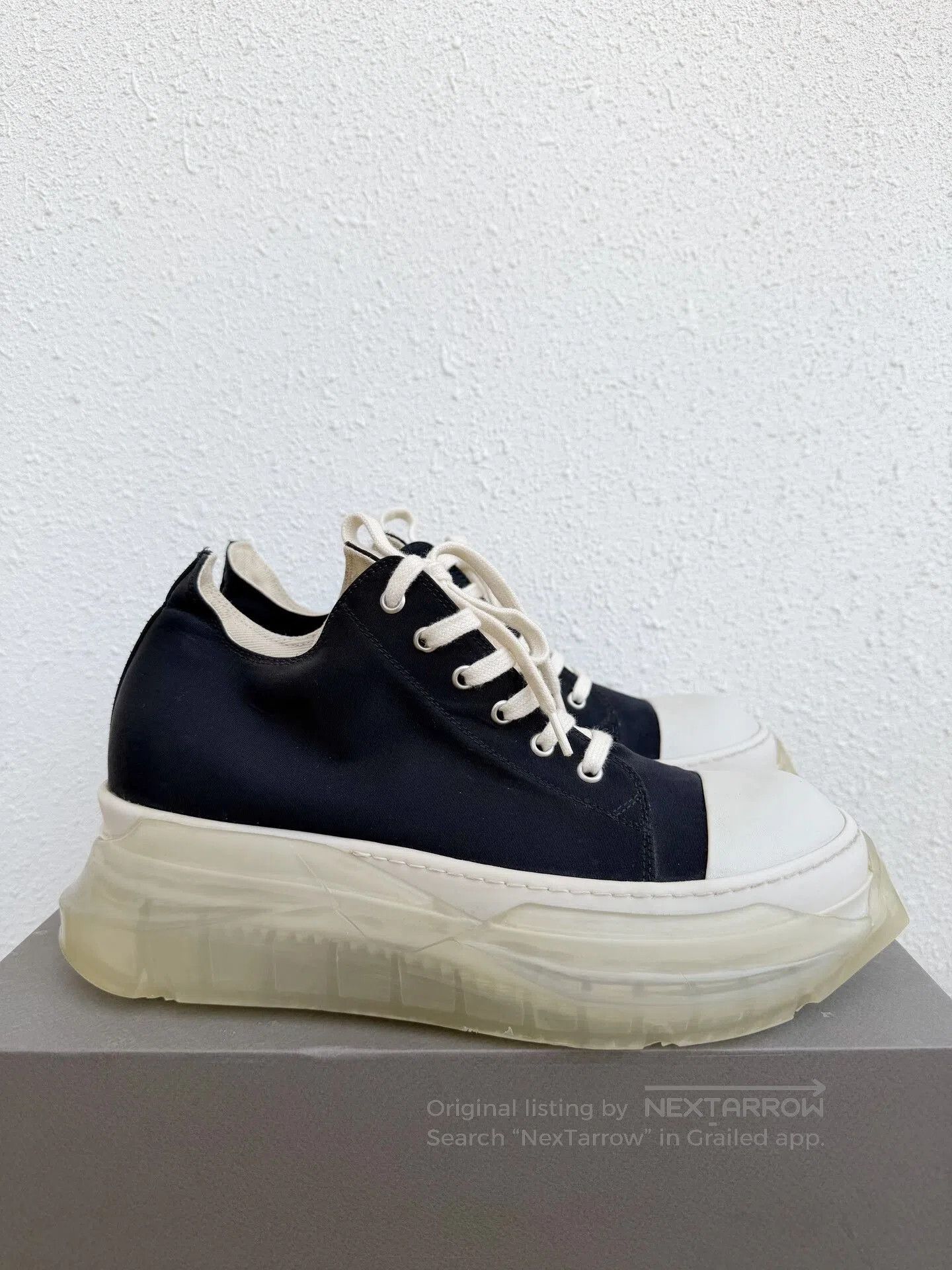 Rick Owens Rick Owens Platform Crystal Sole Sneakers. Size US 9 / EU 42 - 1 Thumbnail