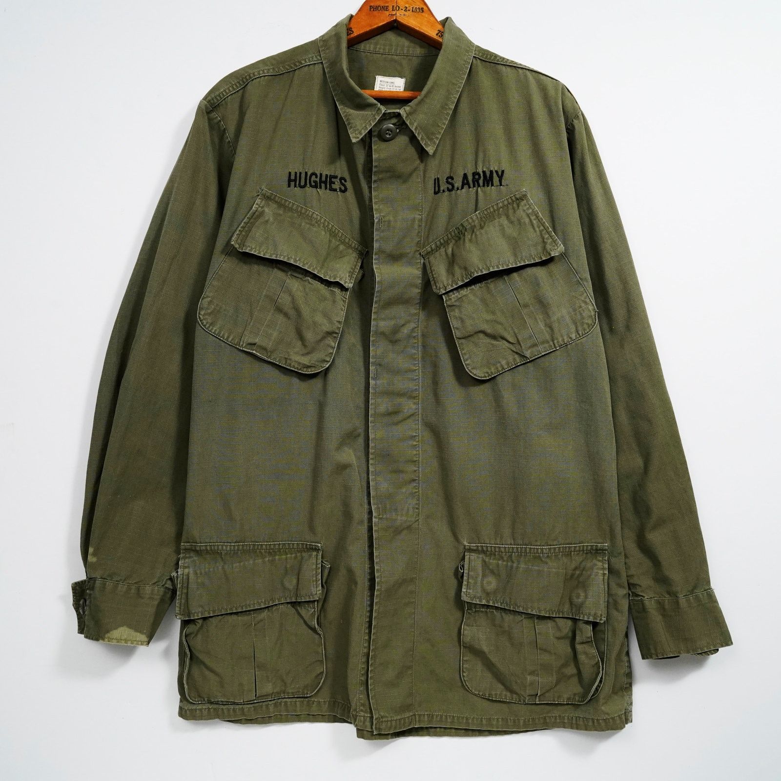 Vintage Vintage 1960s U.S. Army Jungle Fatigue Jacket Ripstop M Size US M / EU 48-50 / 2 - 8 Thumbnail