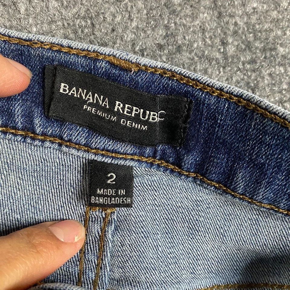 Banana Republic Banana Republic Mom Shorts Women's Size 2 Denim Stretch Size 26" / US 2 / IT 38 - 7 Thumbnail