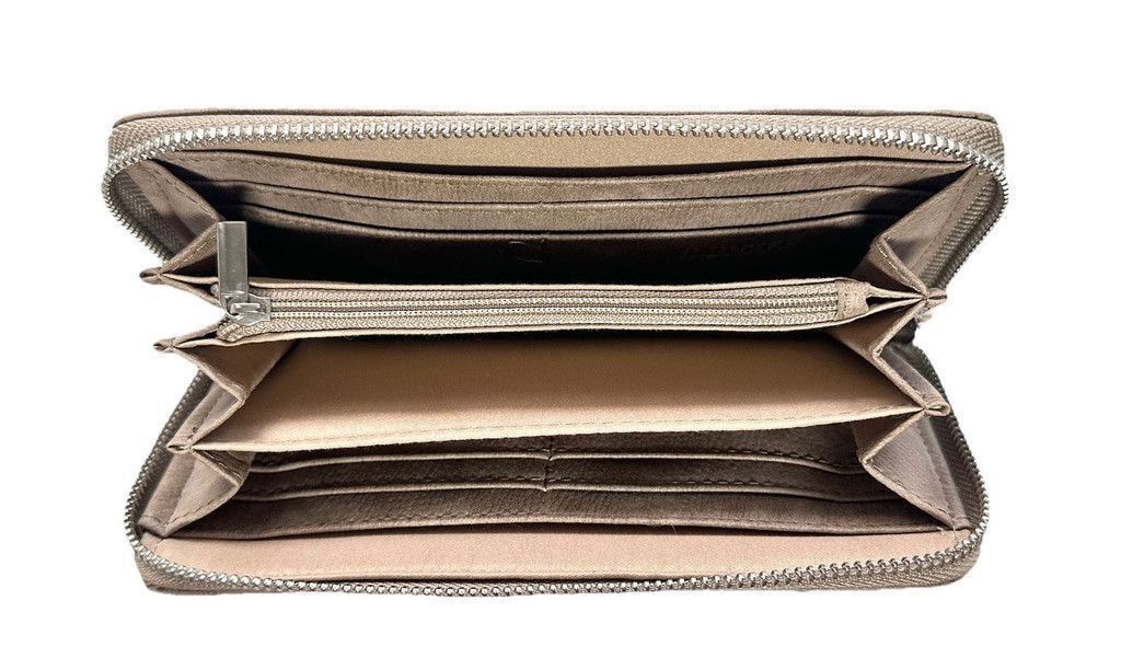 Other Roots RFID Braided Rectangular Zip Around Tassel Wallet Tan Size ONE SIZE - 6 Thumbnail