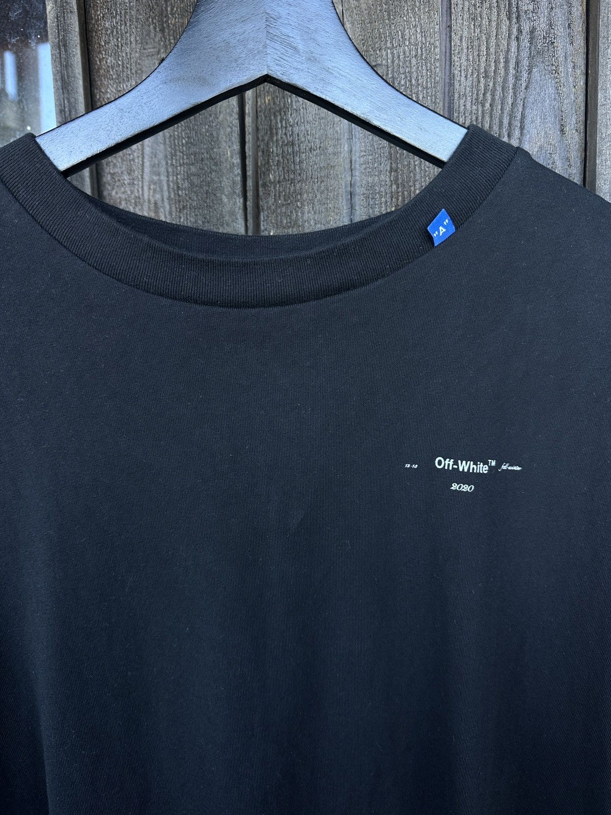 Off-White Off-White Unfinished Arrows Black T Shirt Size US M / EU 48-50 / 2 - 2 Thumbnail