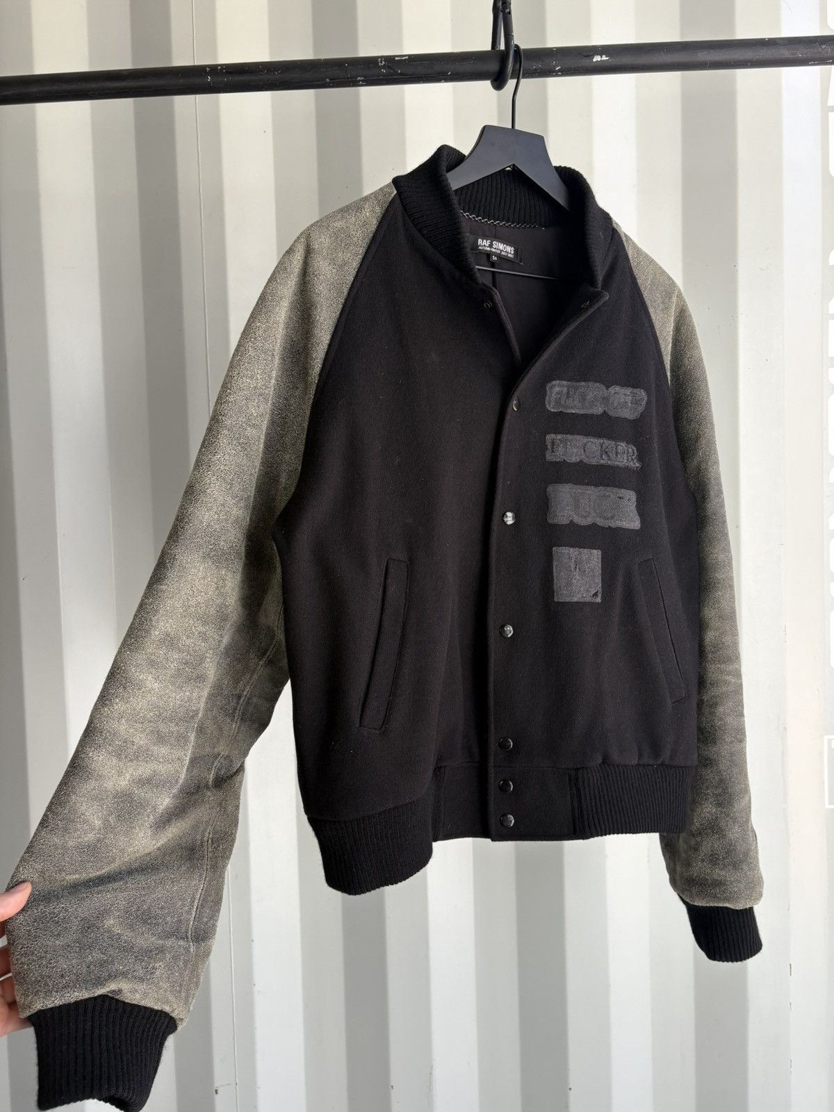 Raf Simons Raf Simons AW2002-2003 “Virginia Creeper” Varsity Jacket Size US XL / EU 56 / 4 - 3 Thumbnail