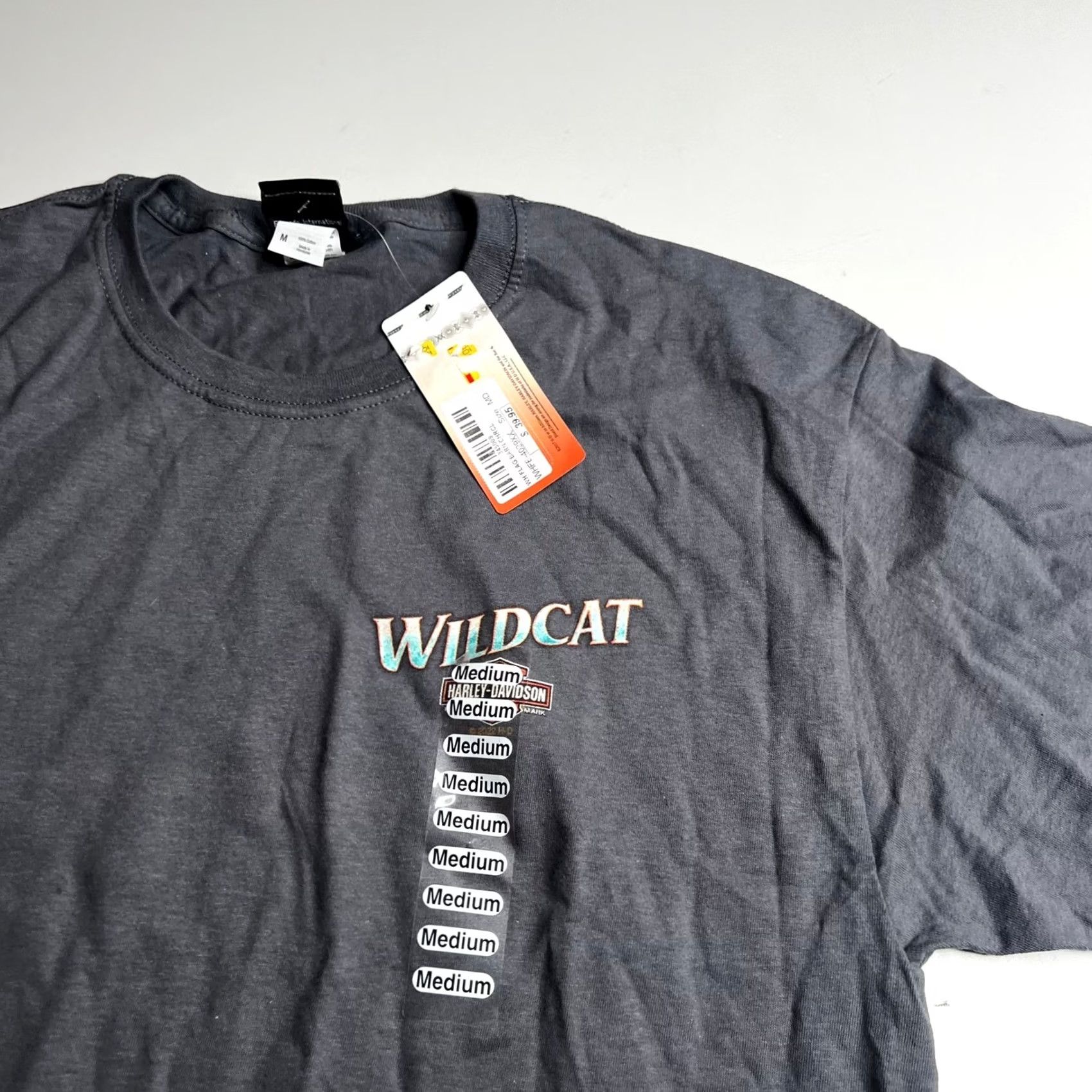 Harley Davidson Harley-Davidson Wildcat London Kentucky Barn Flag Graphic T-Shirt Charcoal M Men Size US M / EU 48-50 / 2 - 7 Thumbnail