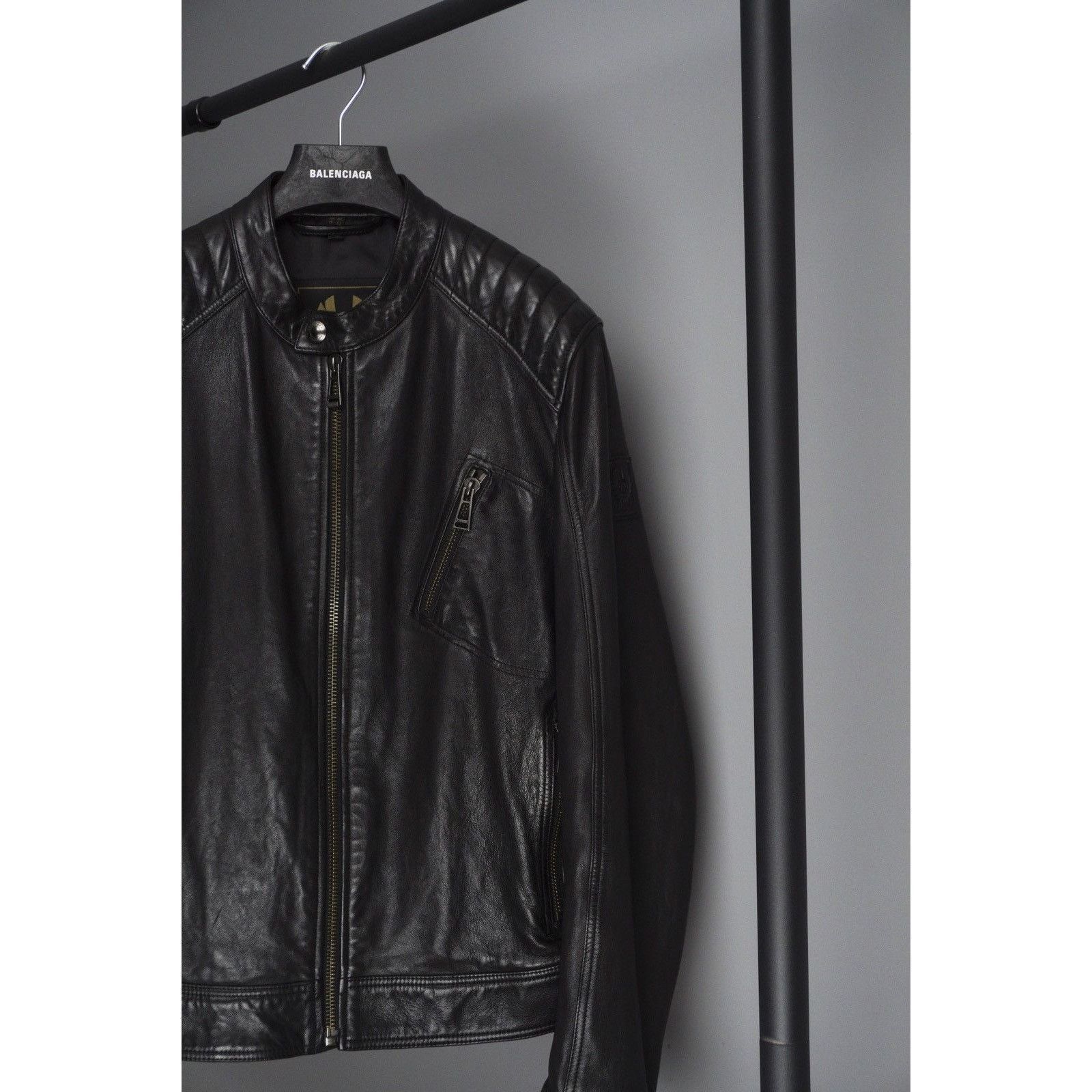 Belstaff Belstaff racer v black lamb leather jacket Size US L / EU 52-54 / 3 - 3 Thumbnail