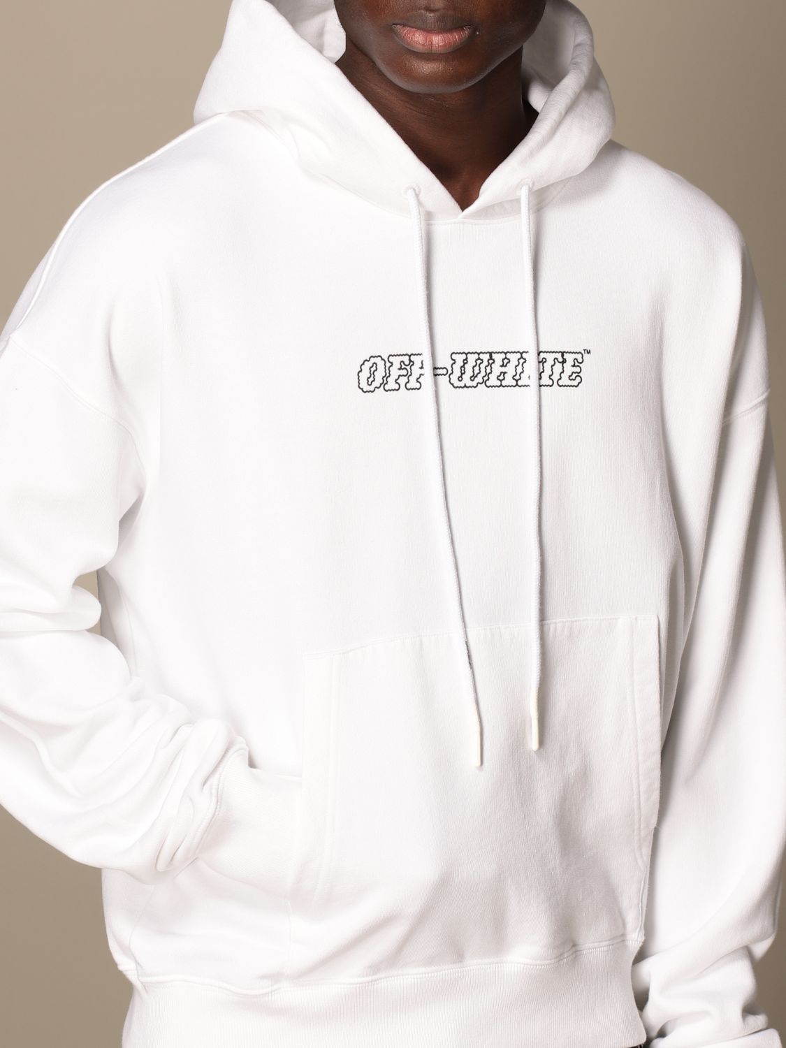 Off-White White Pascal Hand Gun Logo Oversized Hoodie Size US XXS / EU 40 - 5 Thumbnail
