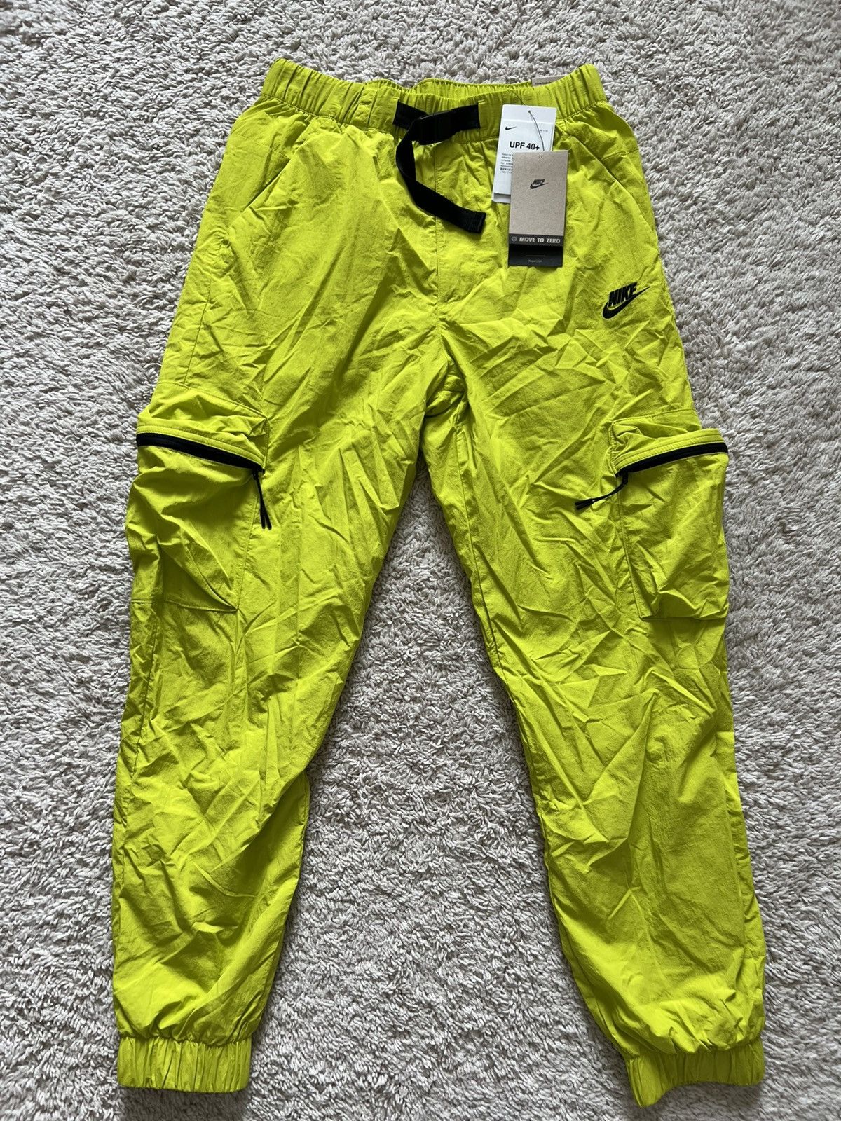 Nike Nike Mens Tech Pack Woven Cargo Pants Green Size US 34 / EU 50 - 9 Thumbnail