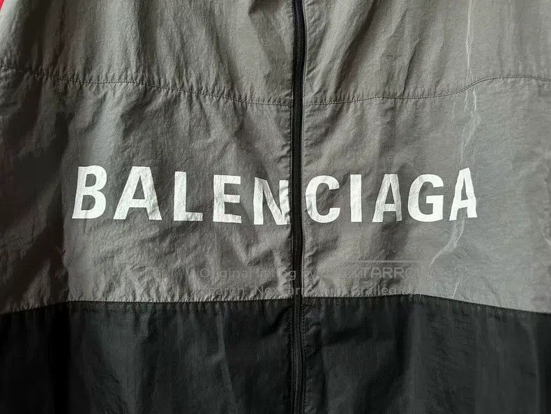 Balenciaga Balenciaga Black and Grey Windbreaker Size US M / EU 48-50 / 2 - 5 Thumbnail