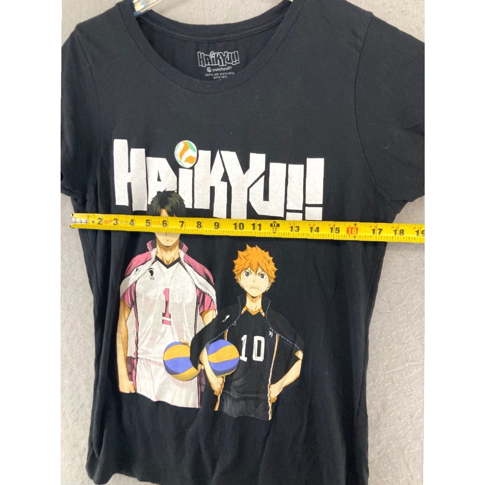 Vintage Haikyu Anime Womens Black T Shirt Extra Large XL Size XL / US 12-14 / IT 48-50 - 2 Thumbnail