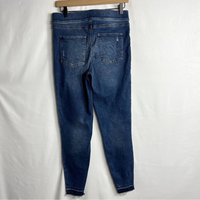 Spanx Distressed Ankle Skinny Jeans, Medium Wash