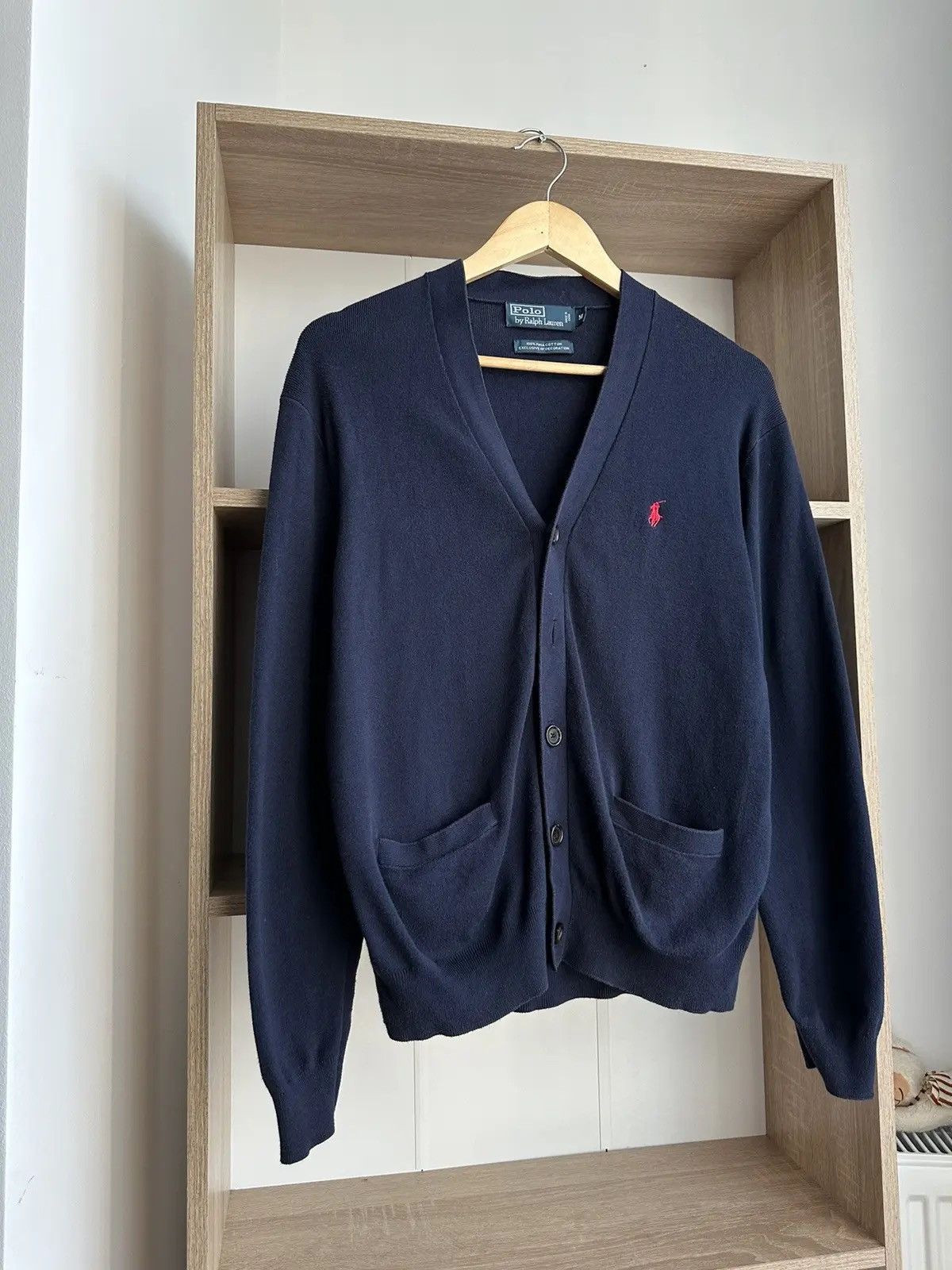 Polo Ralph Lauren × Vintage Vintage Polo Ralph Lauren Cardigan PRL Big Logo Size US M / EU 48-50 / 2 - 6 Thumbnail