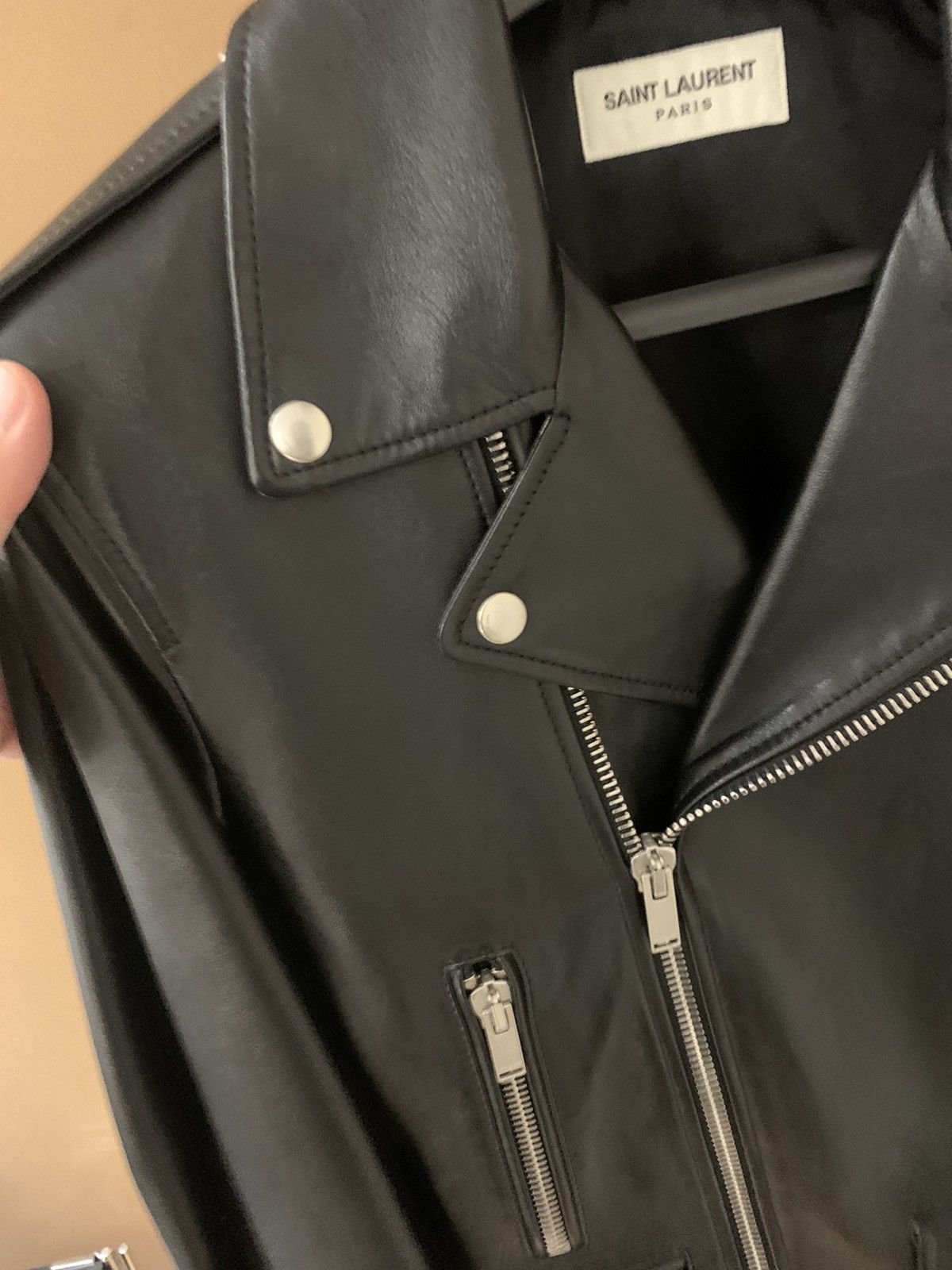 Saint Laurent Paris Saint Laurent 2021SS Lambskin L01 leather jacket Size US S / EU 44-46 / 1 - 3 Thumbnail