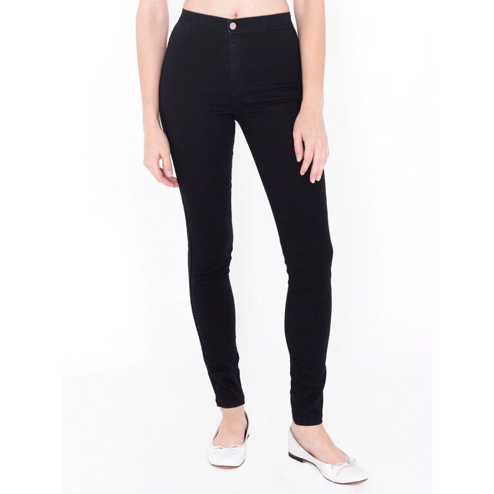 American Apparel american apparel easy jeans black NWT womens XXS deadstock original version dov Size ONE SIZE - 1 Preview