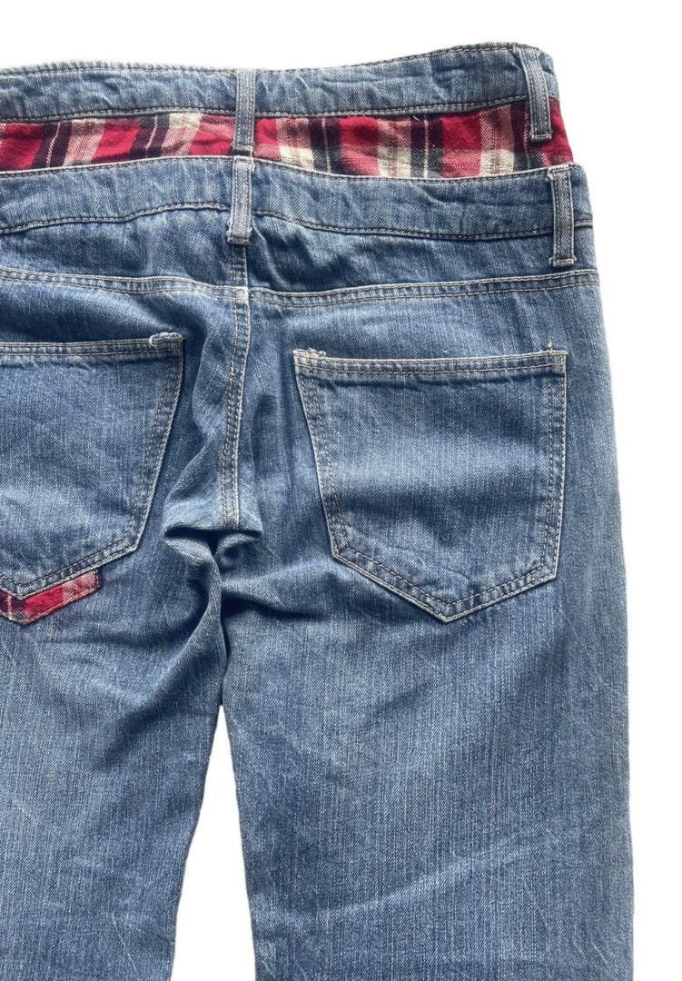 Japanese Brand Japanese Brand Double Waist Jeans Size US 32 / EU 48 - 7 Thumbnail