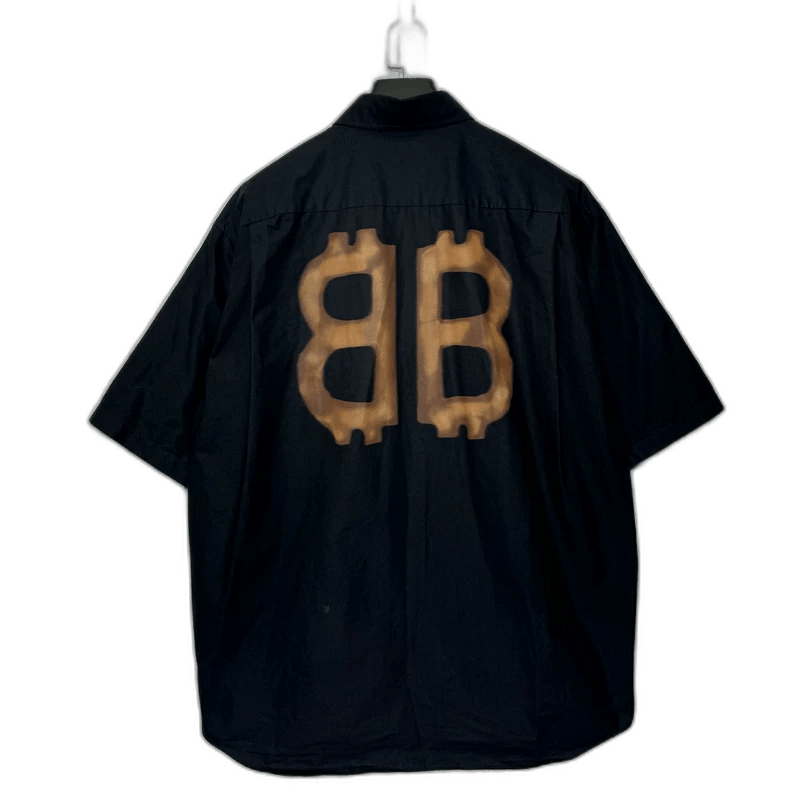 Balenciaga Balenciaga Bitcoin Short Sleeve Shirt-2505 Size US M / EU 48-50 / 2 - 1 Thumbnail
