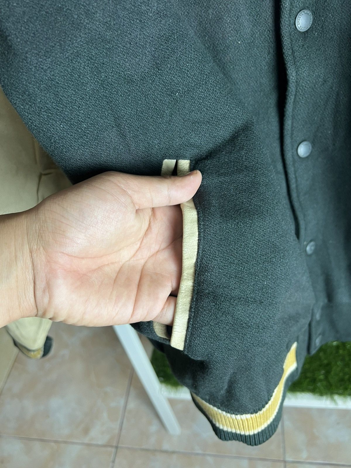 NFL × Vintage Vintage NFL G Packers Embroidery Leather Jacket Size US XL / EU 56 / 4 - 5 Thumbnail