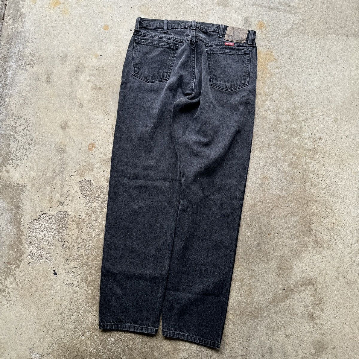 Vintage Faded Black Wrangler Jeans Skater ERD Grunge Thrashed Size US 33 - 4 Thumbnail