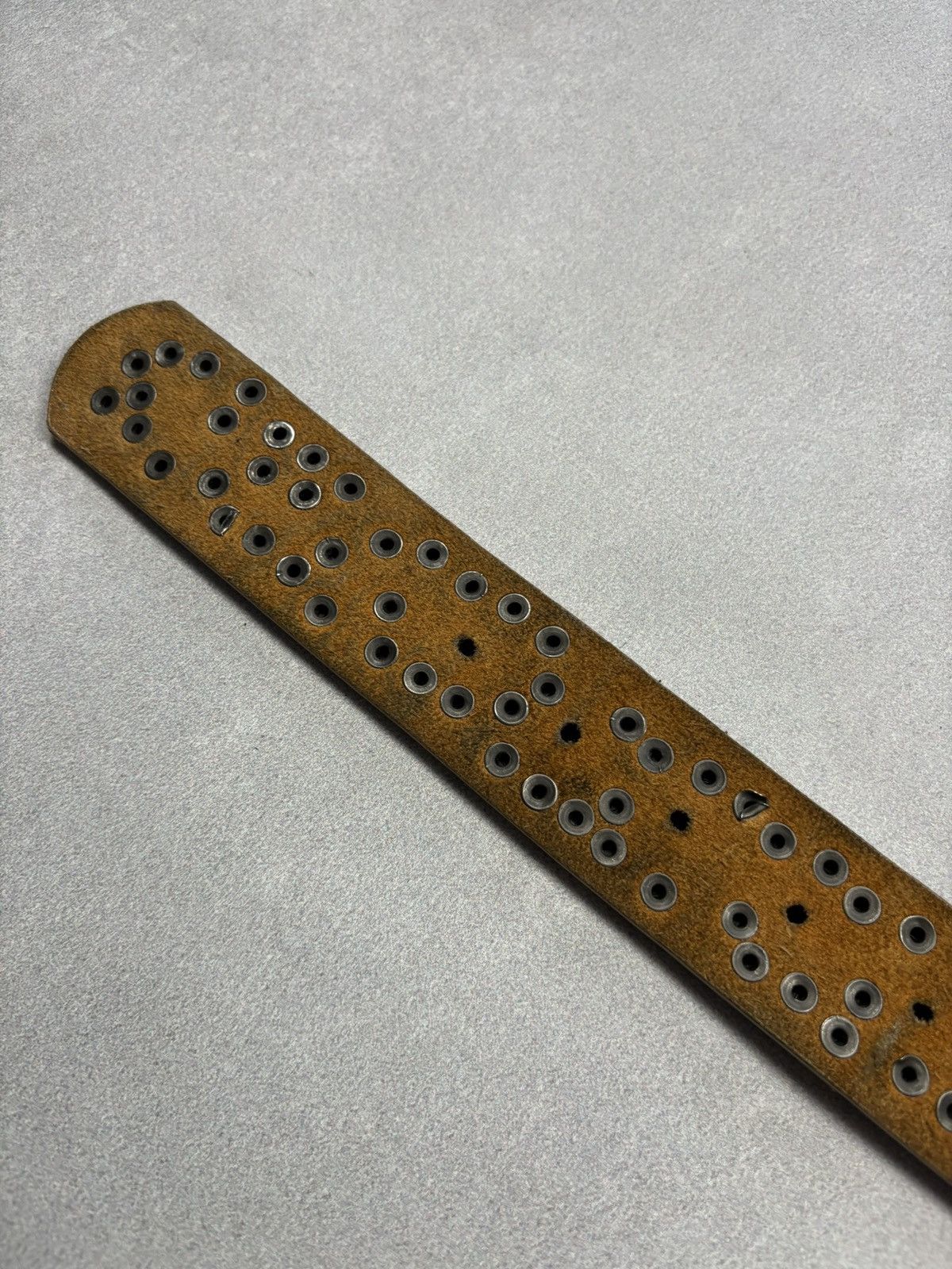 Vintage Vintage Belt Metal Style Parts Rhinestones Zebra Hair Print Size ONE SIZE - 13 Thumbnail