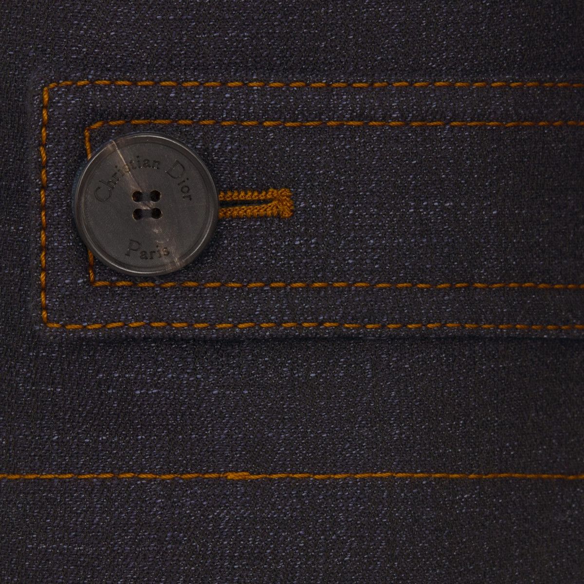 Dior o1bcso1str0225 Belted Cargo Pants in Deep Blue Size 26" / US 2 / IT 38 - 3 Thumbnail
