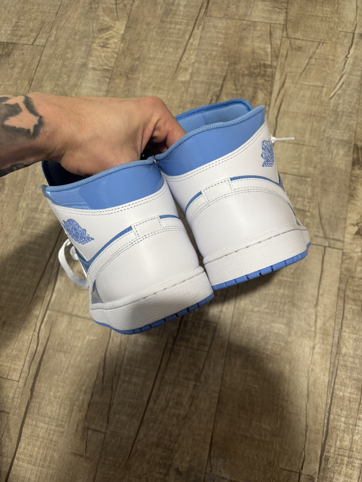 Jordan Brand Jordan 1 Mid Legend Blue Size US 13 / EU 46 - 4 Thumbnail