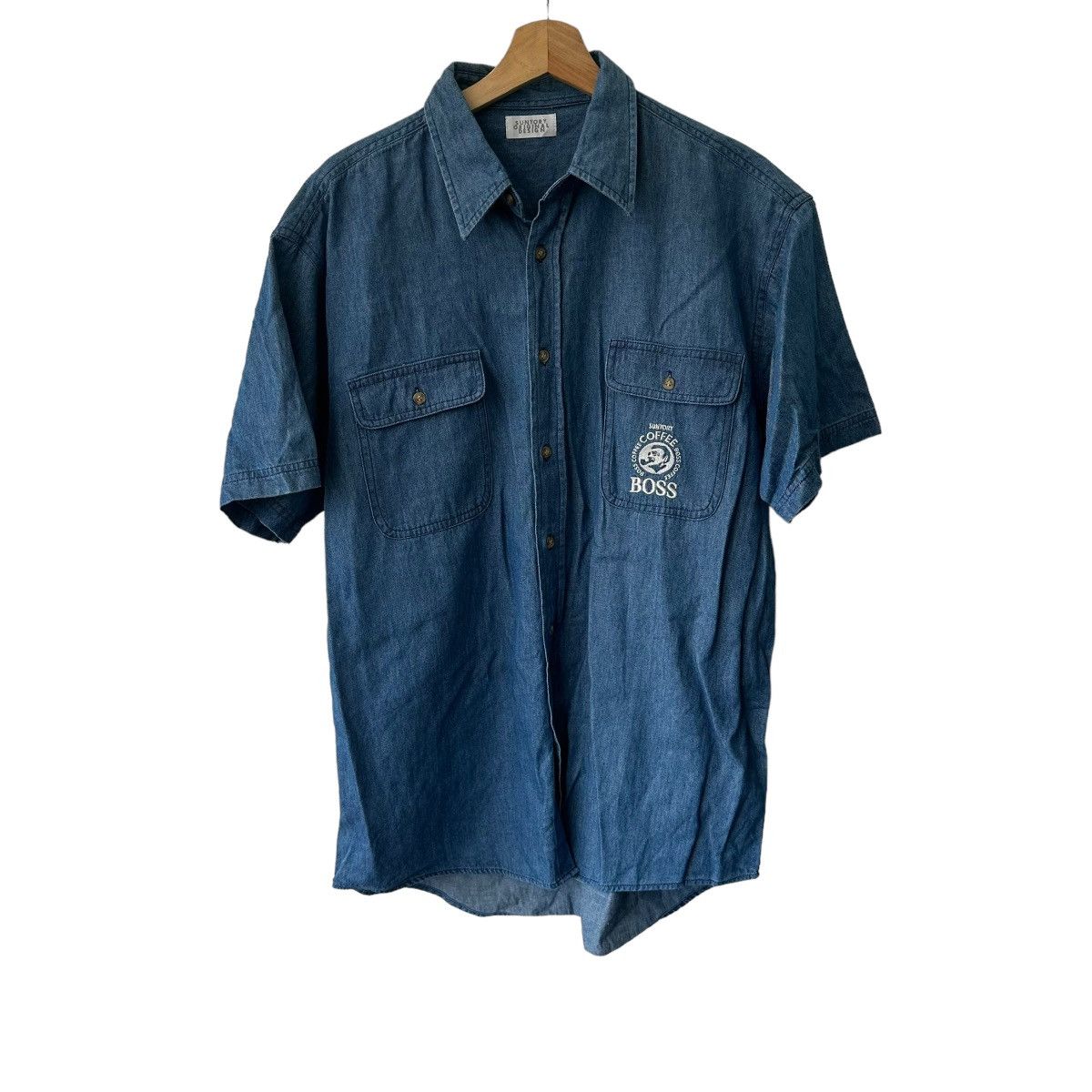Japanese Brand Suntory boss coffee shirt Size US L / EU 52-54 / 3 - 1 Thumbnail