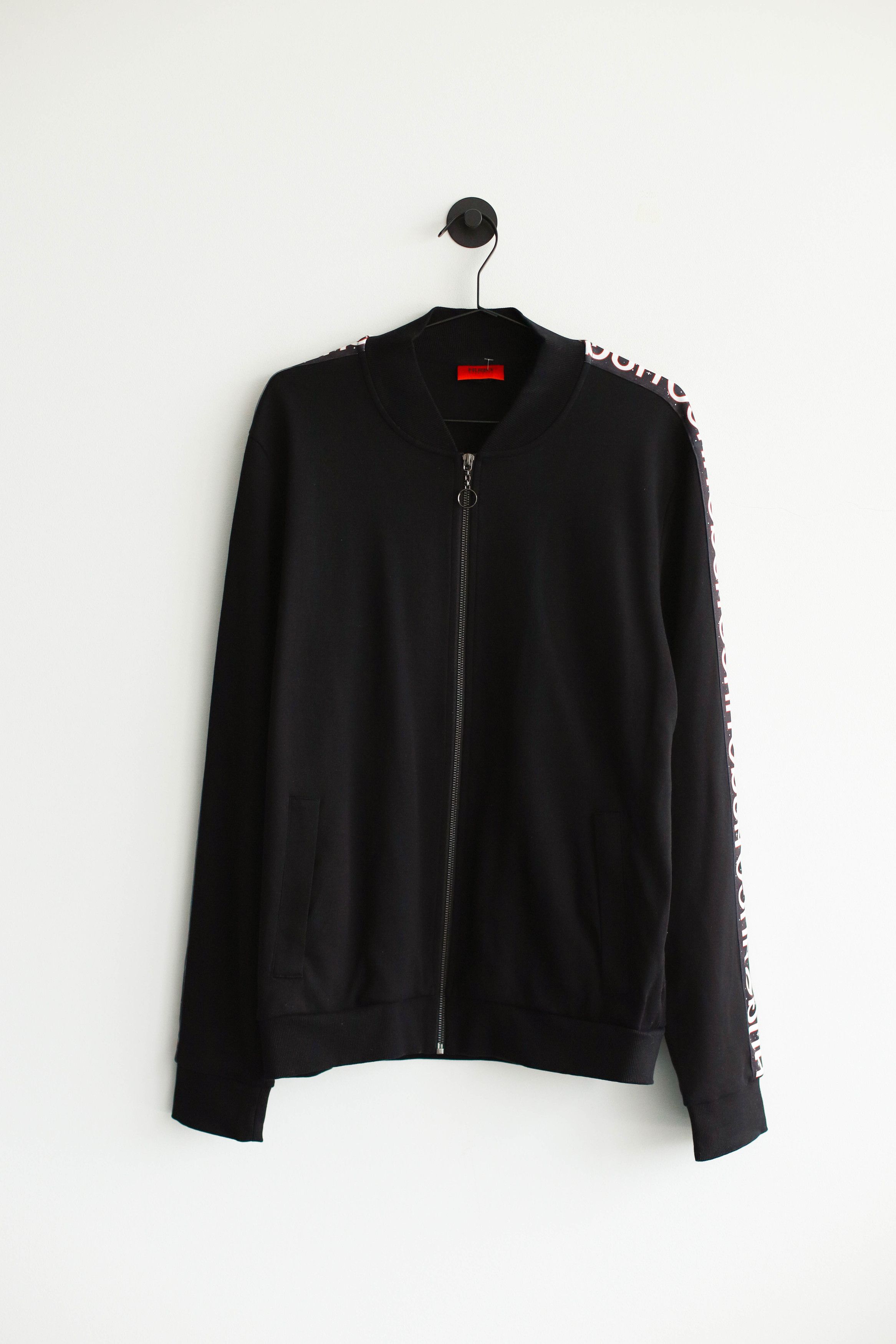 Hugo Boss Hugo Boss Dacido Full Zip Sweatshirt Black Size US XL / EU 56 / 4 - 1 Thumbnail