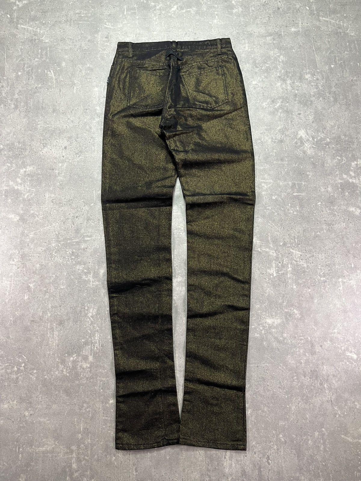 Jean Paul Gaultier DSWT Jean Paul Gaultier Long Glitter Denim Jeans 28 Size 28" / US 6 / IT 42 - 2 Thumbnail