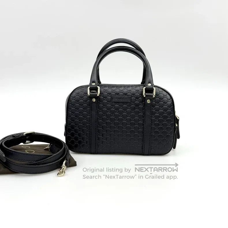 Gucci Gucci Double G old flower embossed full leather Boston bag Size ONE SIZE - 1 Thumbnail