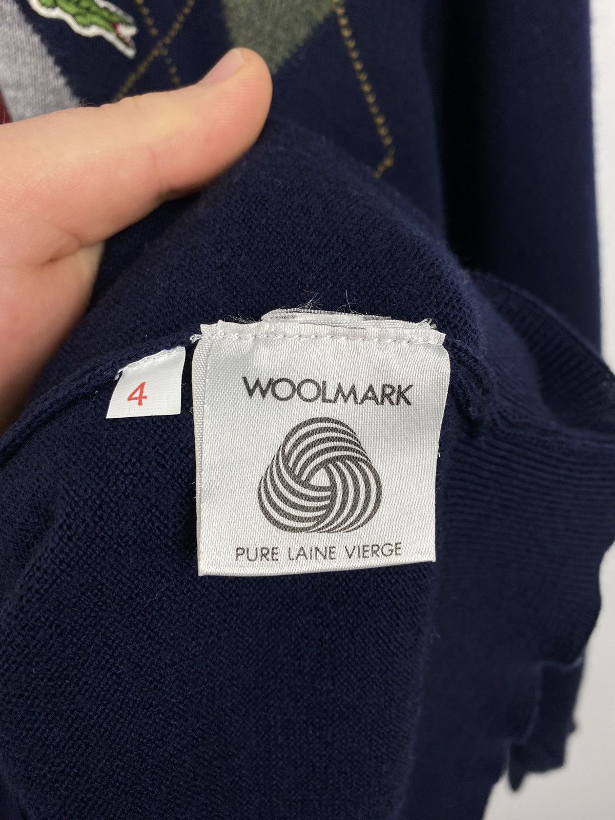 Lacoste Vintage 90s Lacoste Chemise Wool Sweater Burberry Ralph Size US L / EU 52-54 / 3 - 7 Thumbnail