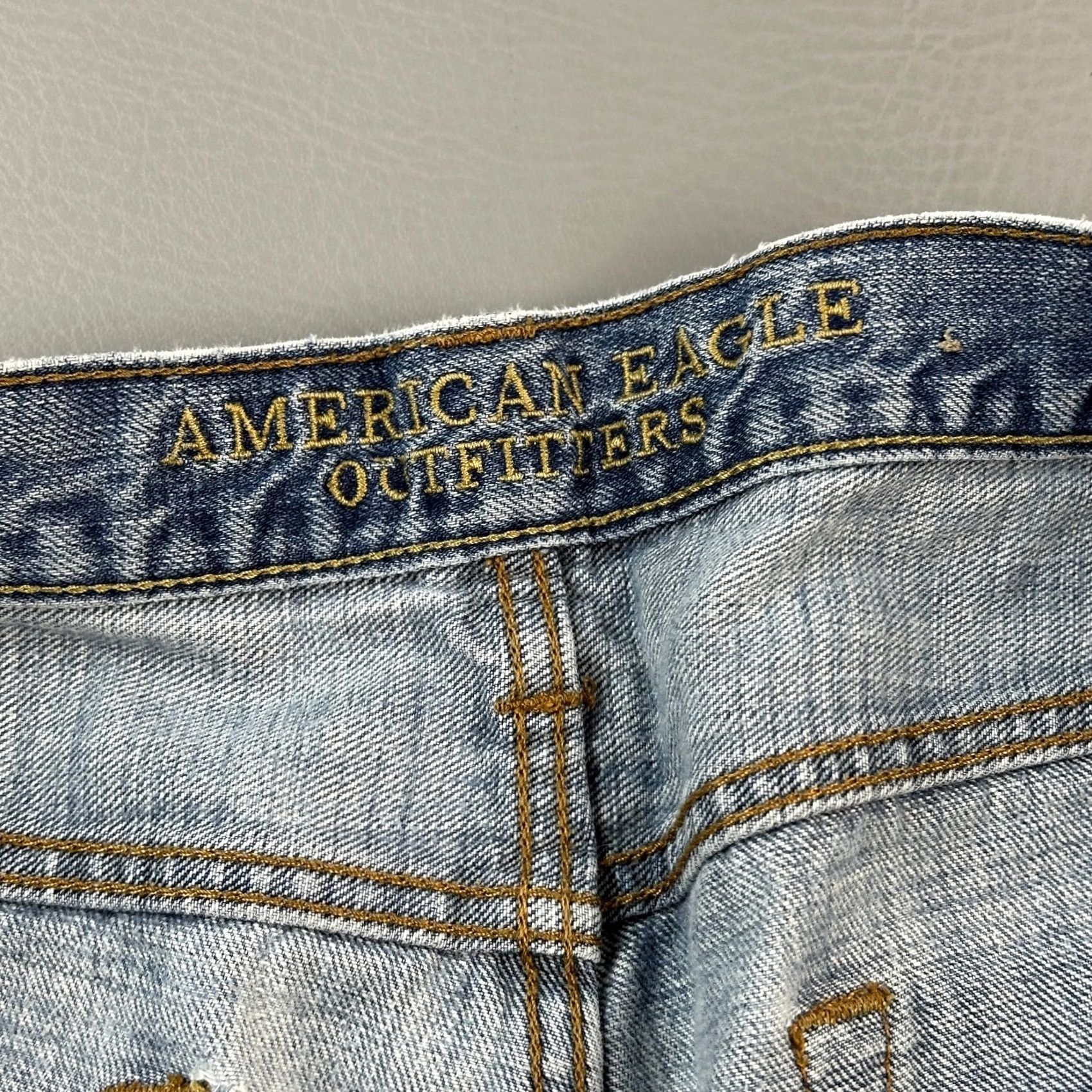 American Eagle Outfitters American Eagle Outfitters Jeans Mens 32x32 32x31 Blue Slim Straight 5-Pocket Denim Cotton Button Zip Jeans Mens Size US 32 / EU 48 - 7 Thumbnail