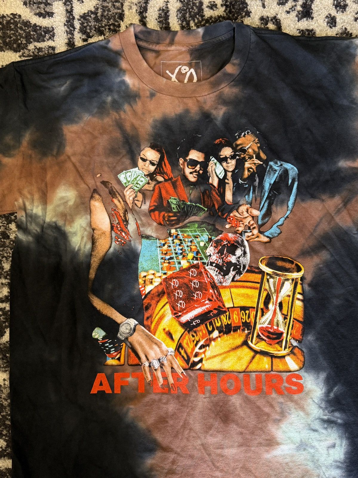 The Weeknd XO The Weeknd After Hours Casino Dice Tee Tie Dye – NEW Size US XXL / EU 58 / 5 - 2 Thumbnail