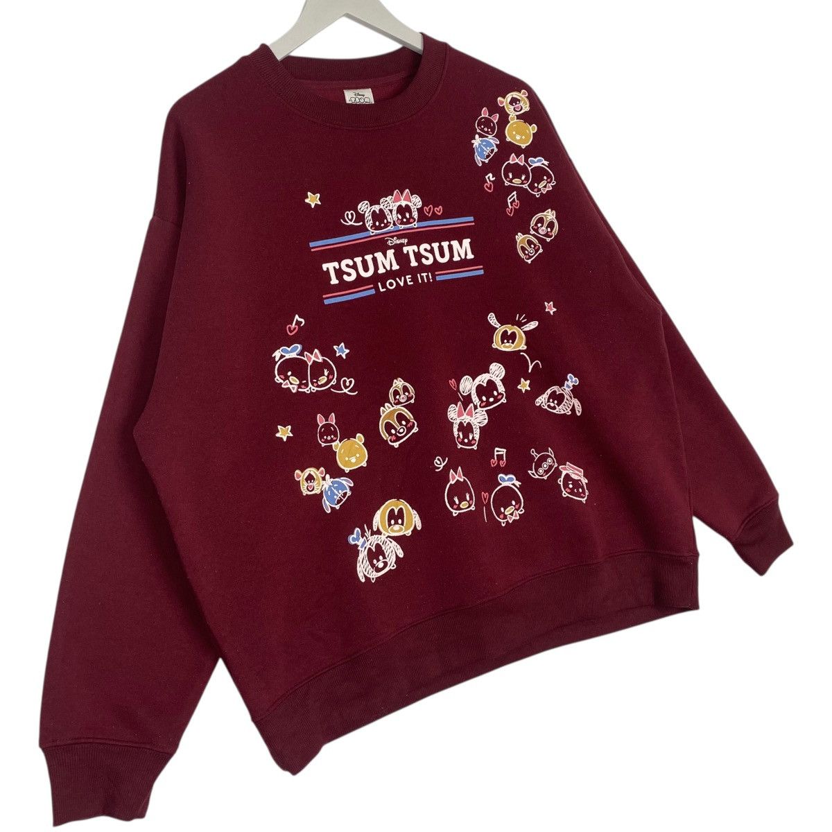 Other Vintage Disney Tsum Tsum Sweatshirt Crewneck Maroon Size L Size US L / EU 52-54 / 3 - 3 Thumbnail