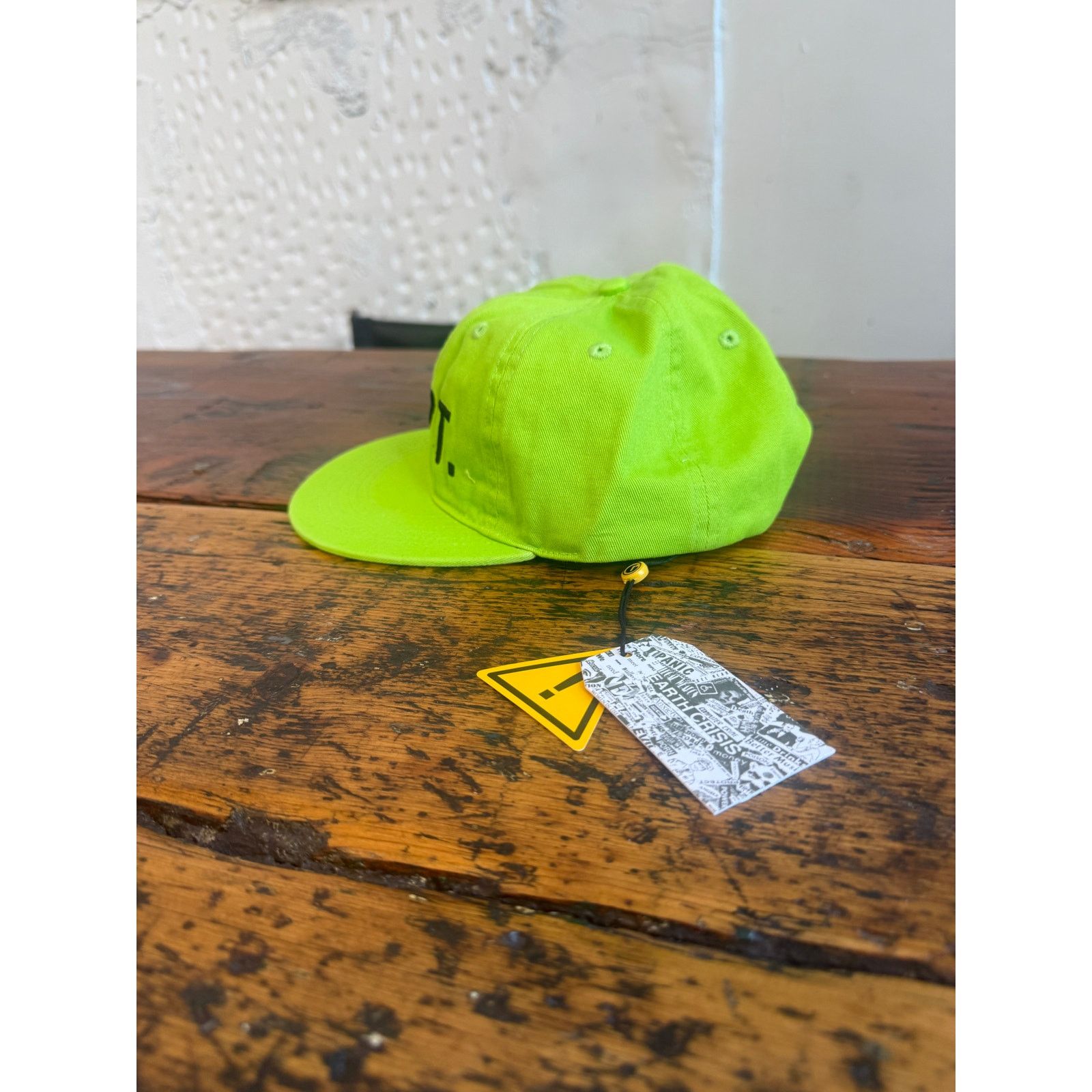 Gallery Dept. Gallery Dept. Lime Green DEPT Logo Embroidered Snapback Hat Size ONE SIZE - 4 Thumbnail
