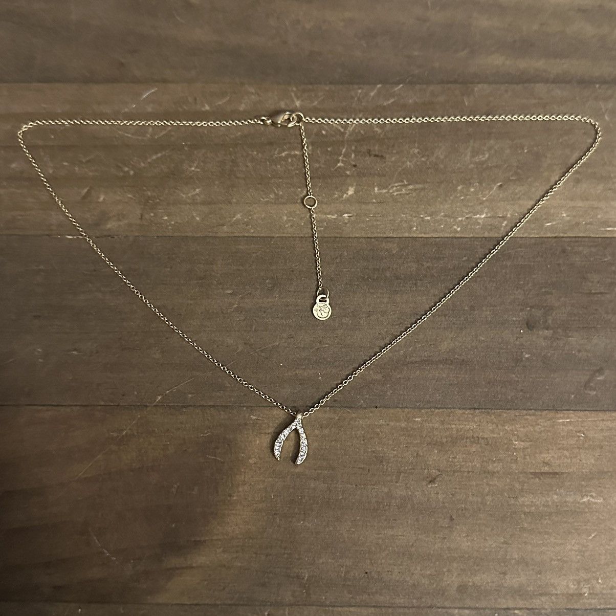 Other Spartina Sea La Vie paved wishbone pendant necklace Size ONE SIZE - 2 Thumbnail