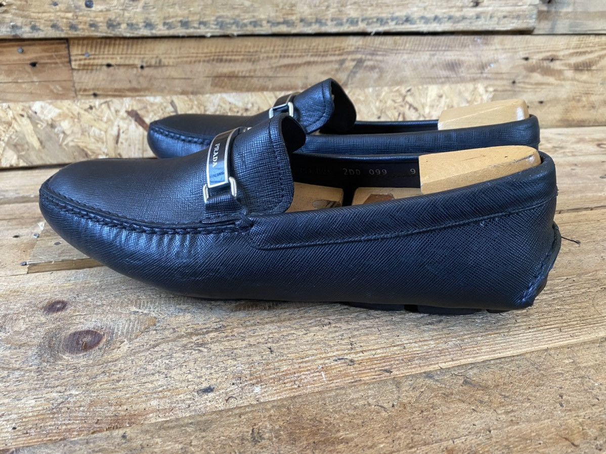 Prada Prada logo horsebit driving loafers, black shoes uk9 US 10 Size US 10 / EU 43 - 7 Thumbnail
