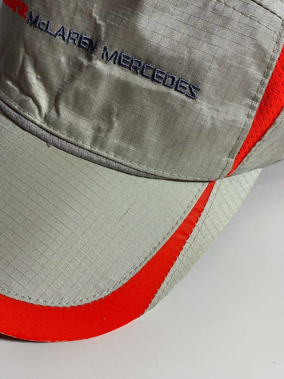 Mercedes-Benz Vodafone McLaren Mercedes Lewis racing hype y2k cap Size ONE SIZE - 7 Thumbnail