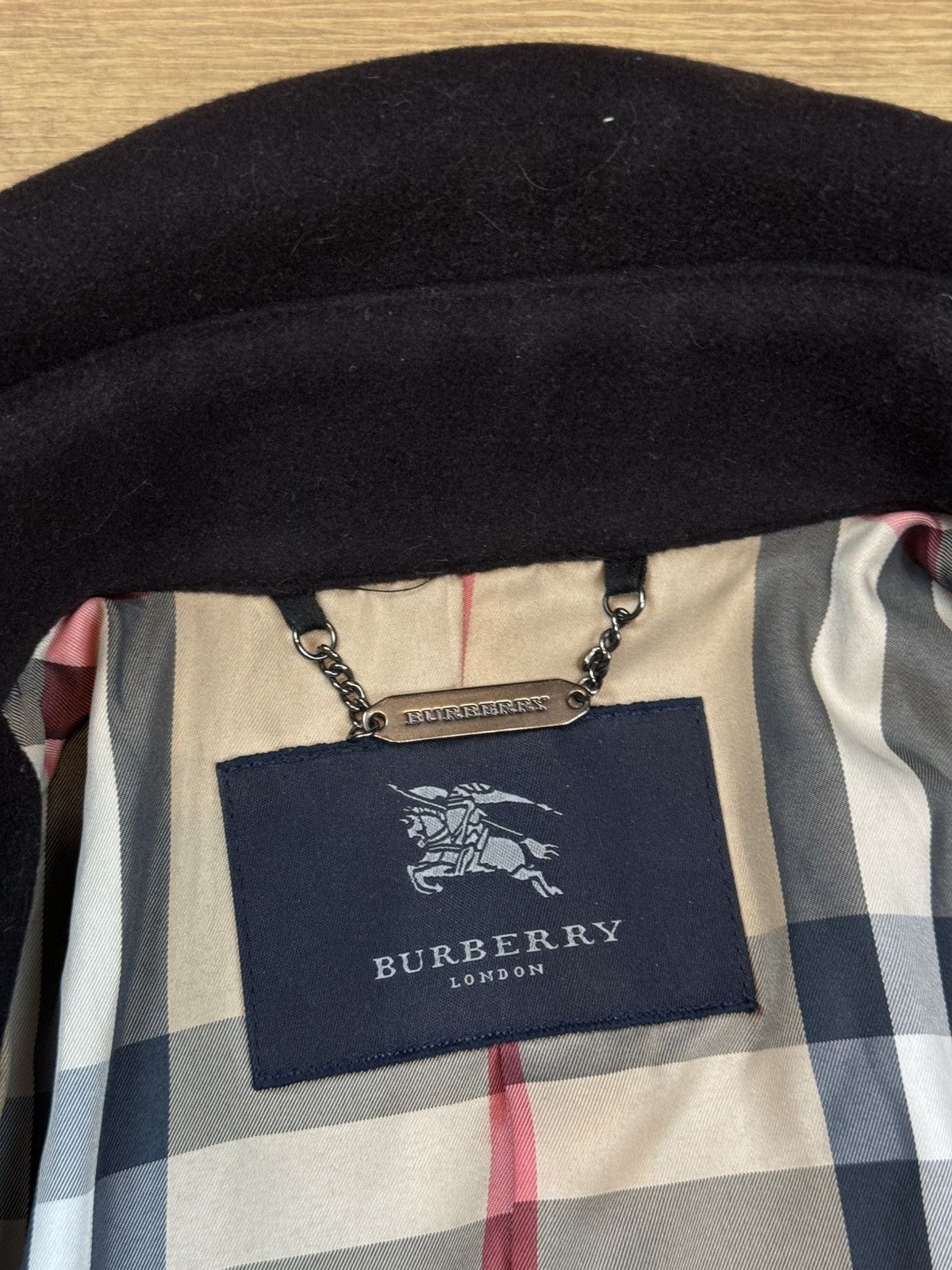 Burberry Wool coat trench Burberry original streetwear luxury item Size XS / US 0-2 / IT 36-38 - 4 Thumbnail