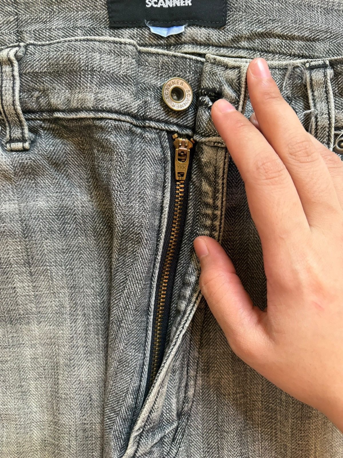 Japanese Brand Vintage Japanese Brand Mud Wash Tactical Distressed Jeans Size US 32 / EU 48 - 3 Thumbnail