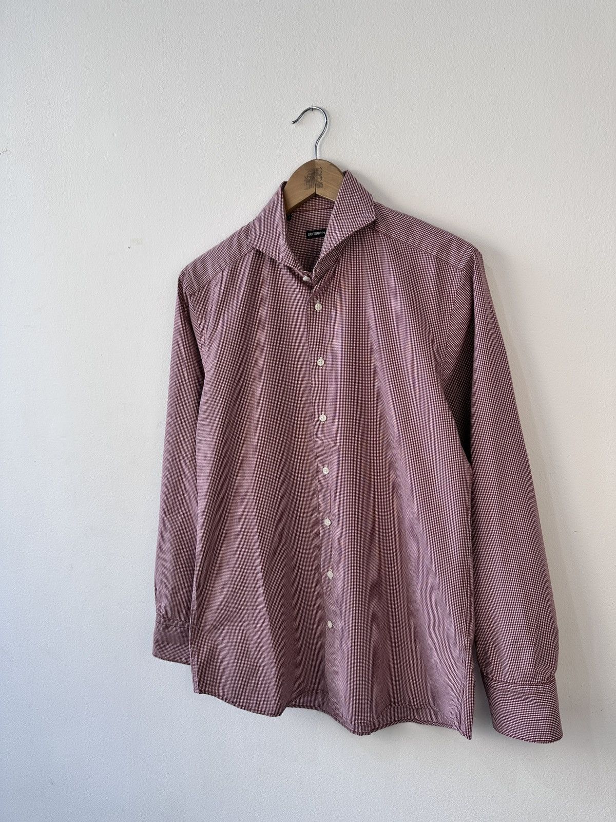 Suitsupply Suitsupply Dress Shirt Monaco Slim Fit Spread Collar 39 M Size US M / EU 48-50 / 2 - 3 Thumbnail