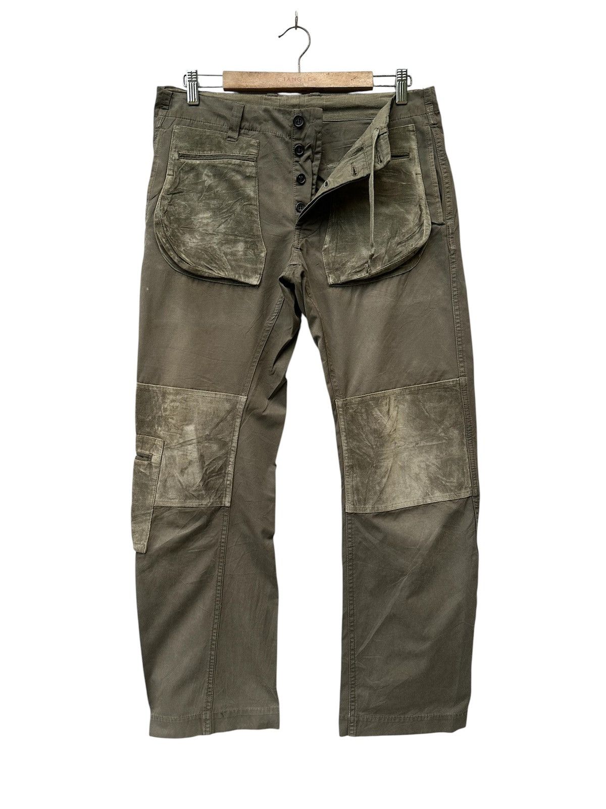 Japanese Brand Vintage One Graviti Avant Garde Pocket Trouser Pant Size US 33 - 1 Thumbnail