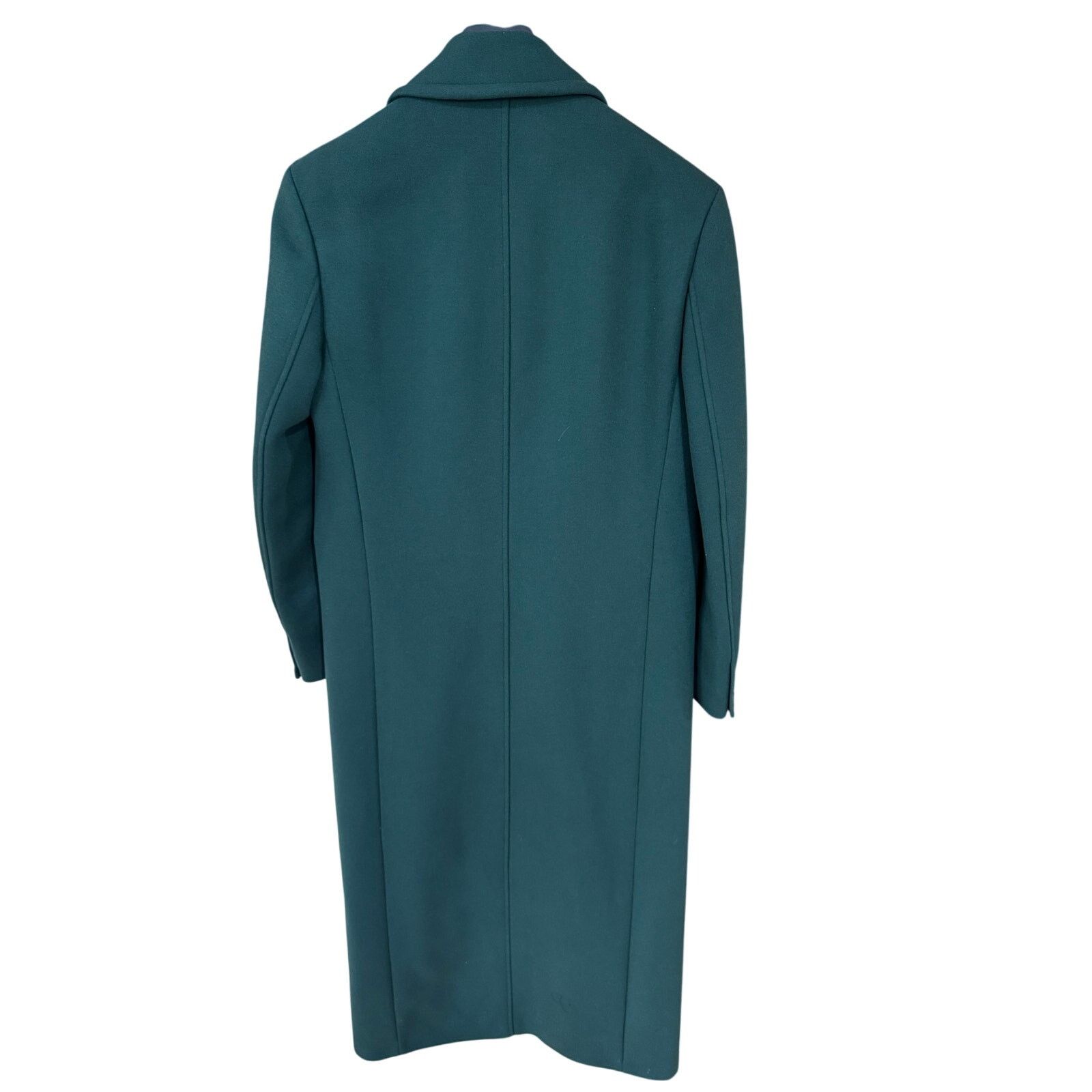 Michael Kors Michael Kors Collection Chesterfield Wool Coat Green sz. 0 Size XS / US 0-2 / IT 36-38 - 4 Thumbnail