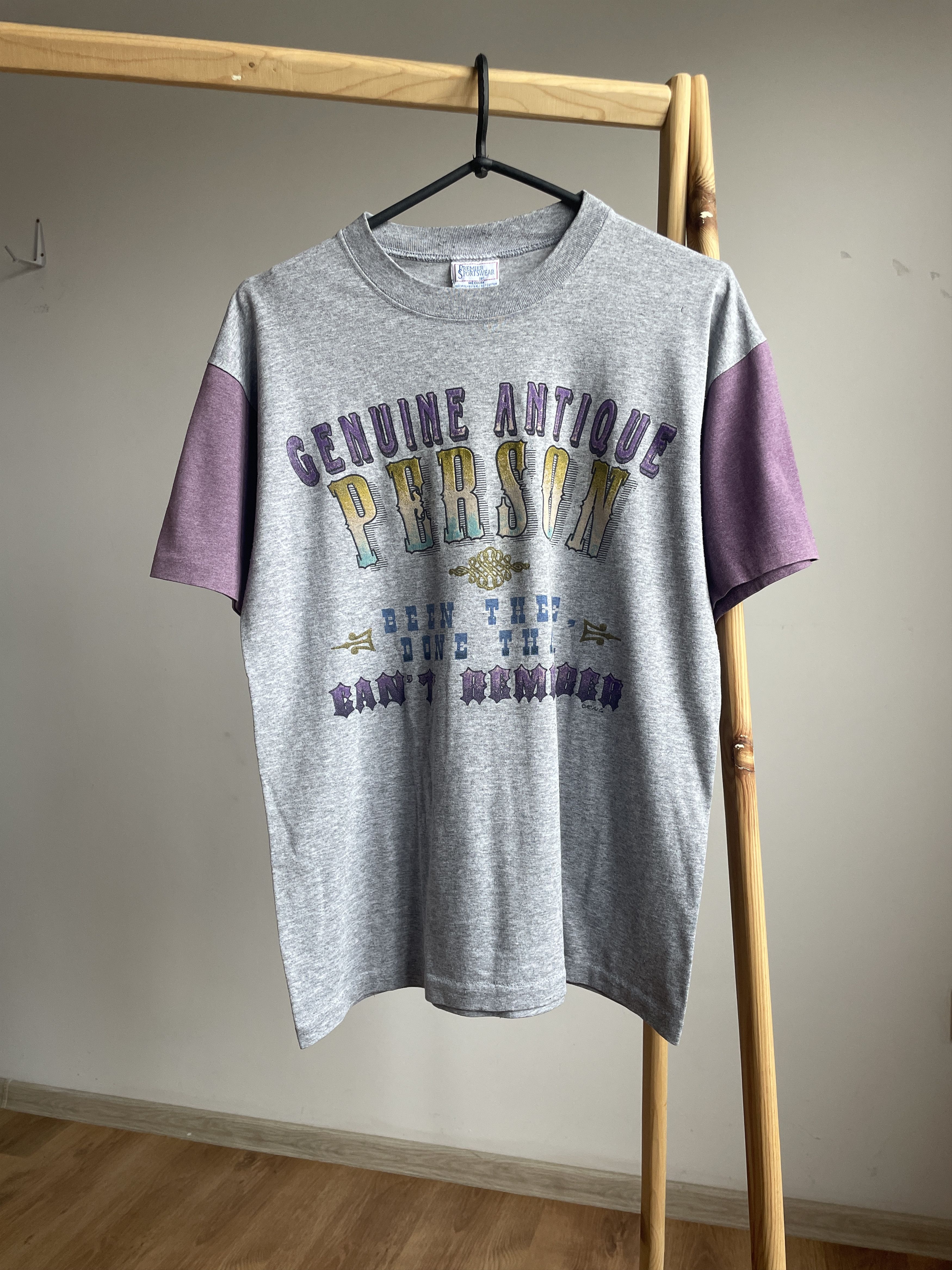 Vintage Genuine Antique Person Vintage 90's Made In USA T-Shirt Size US M / EU 48-50 / 2 - 1 Thumbnail