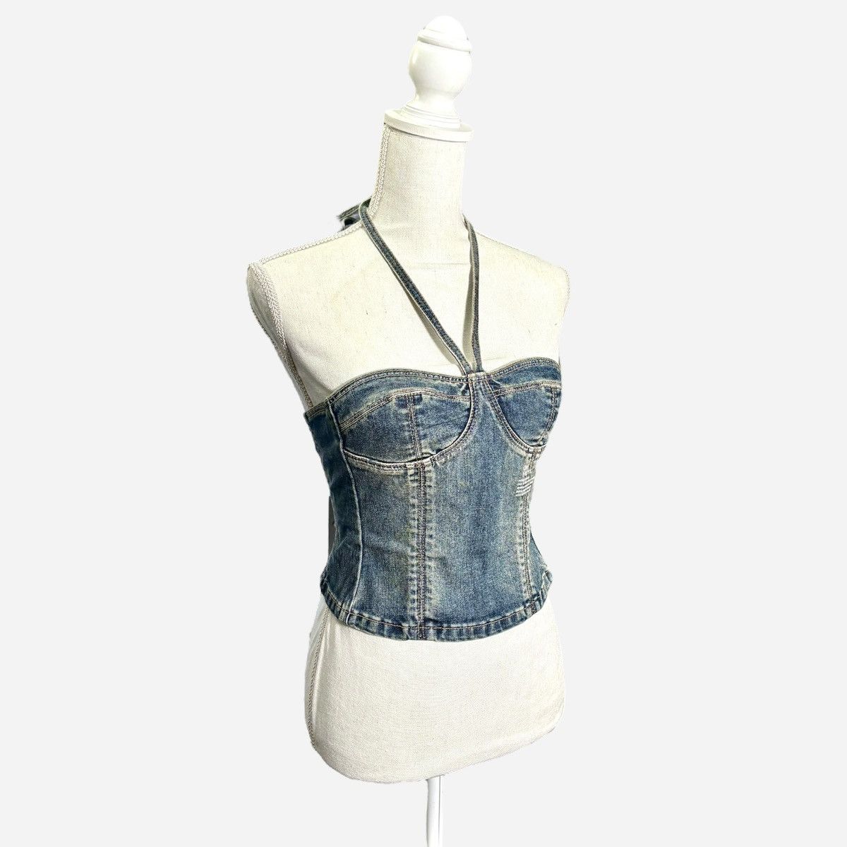 Other Abrand Jeans Women’s Zendya Halter Top Sz XXS or Size XXS / US 00 / IT 34 - 5 Thumbnail